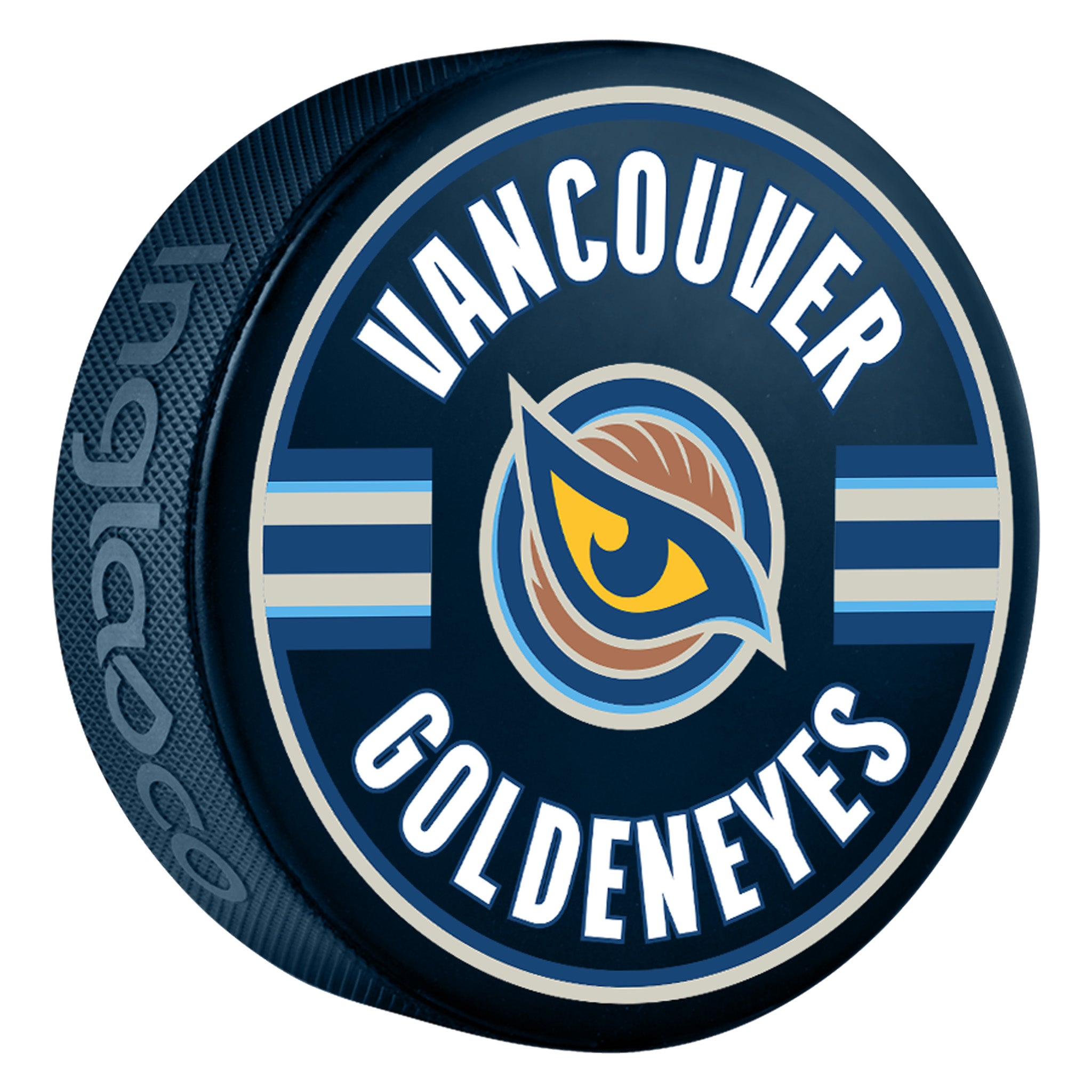 Vancouver Goldeneyes Coloured Puck - Pucks in Navy