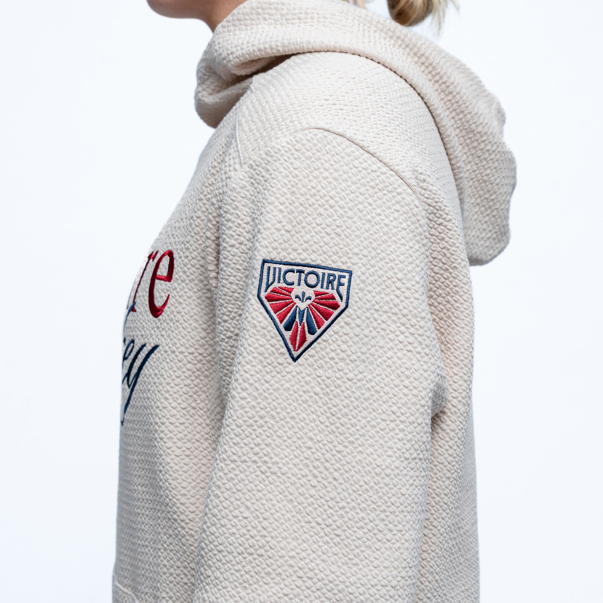 Adult Montreal Victoire Royalty Waffle Hoodie - Hoodie in XS