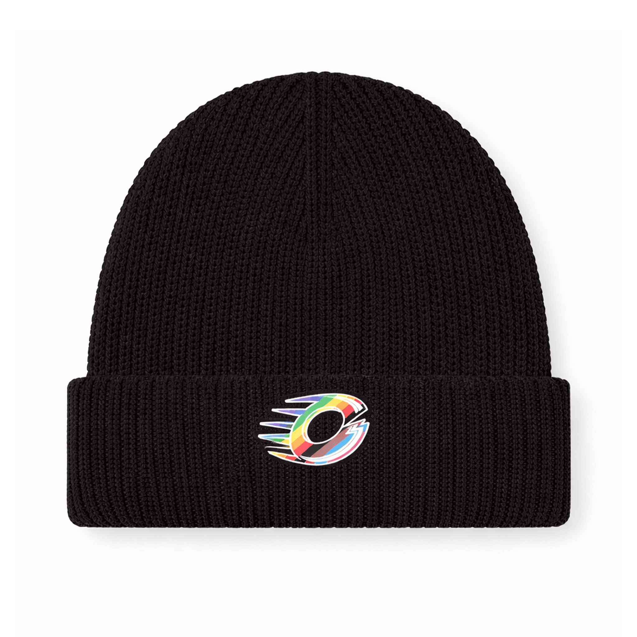Adult Ottawa Charge Sportiqe Cache Pride Beanie - Hat in Black