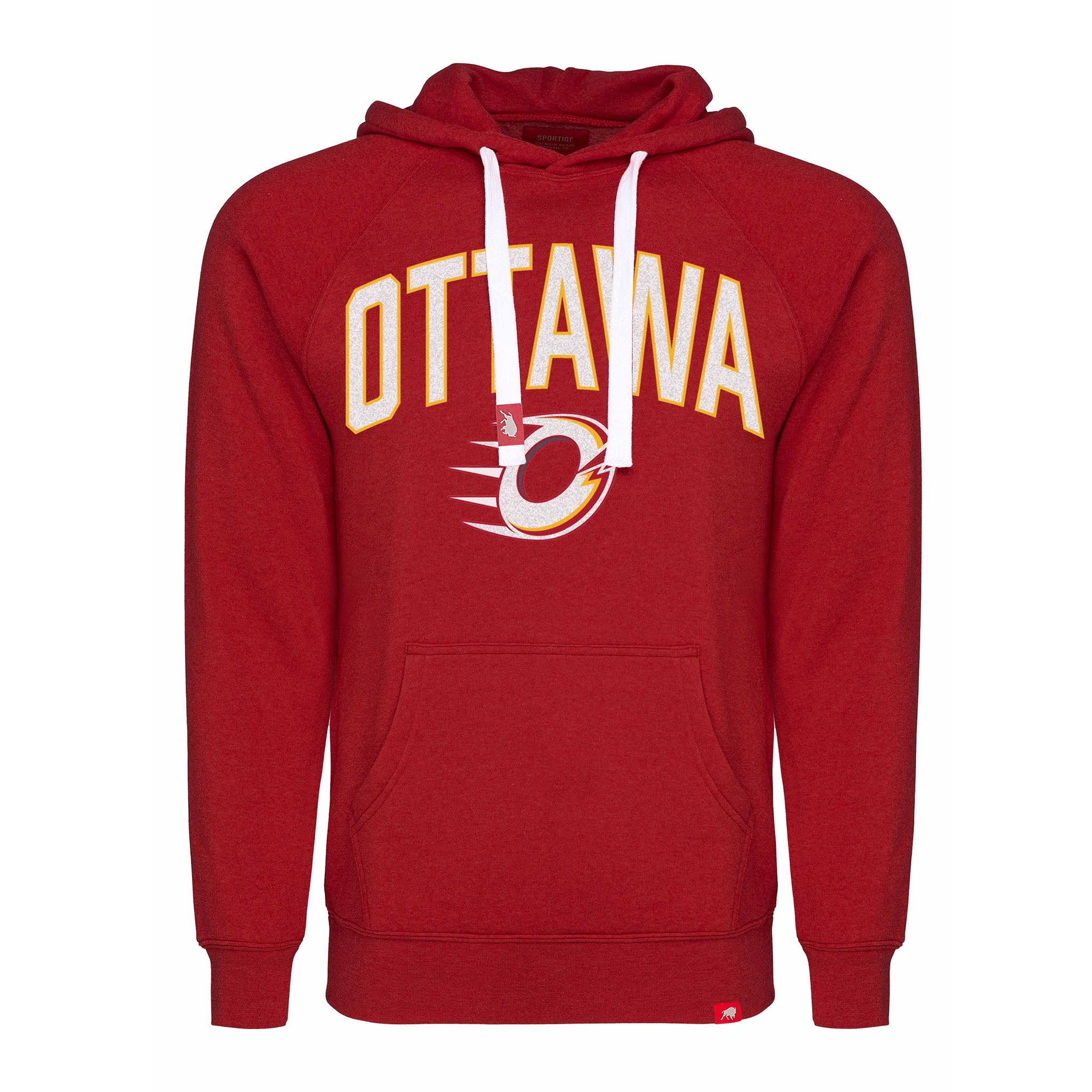 Adult Ottawa Charge Sportiqe Chenille Olsen Hoodie - Hoodie in Red