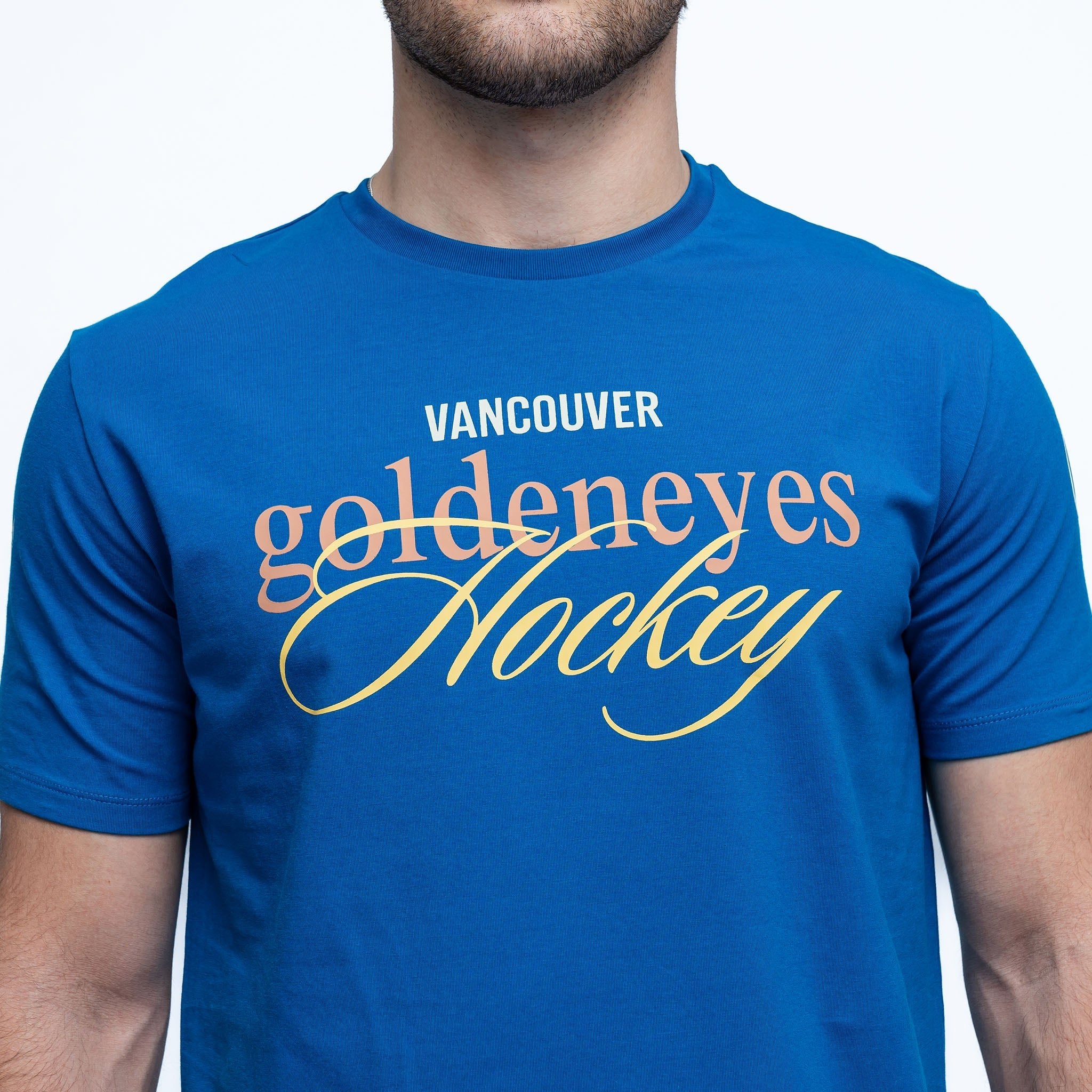Adult Vancouver Goldeneyes Royalty Flow Sideline T-Shirt - T-Shirt in XS