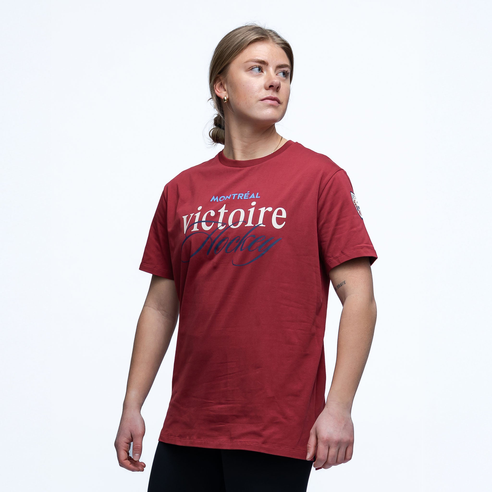 Adult Montreal Victoire Royalty Flow Sideline T-Shirt - T-Shirt in XS