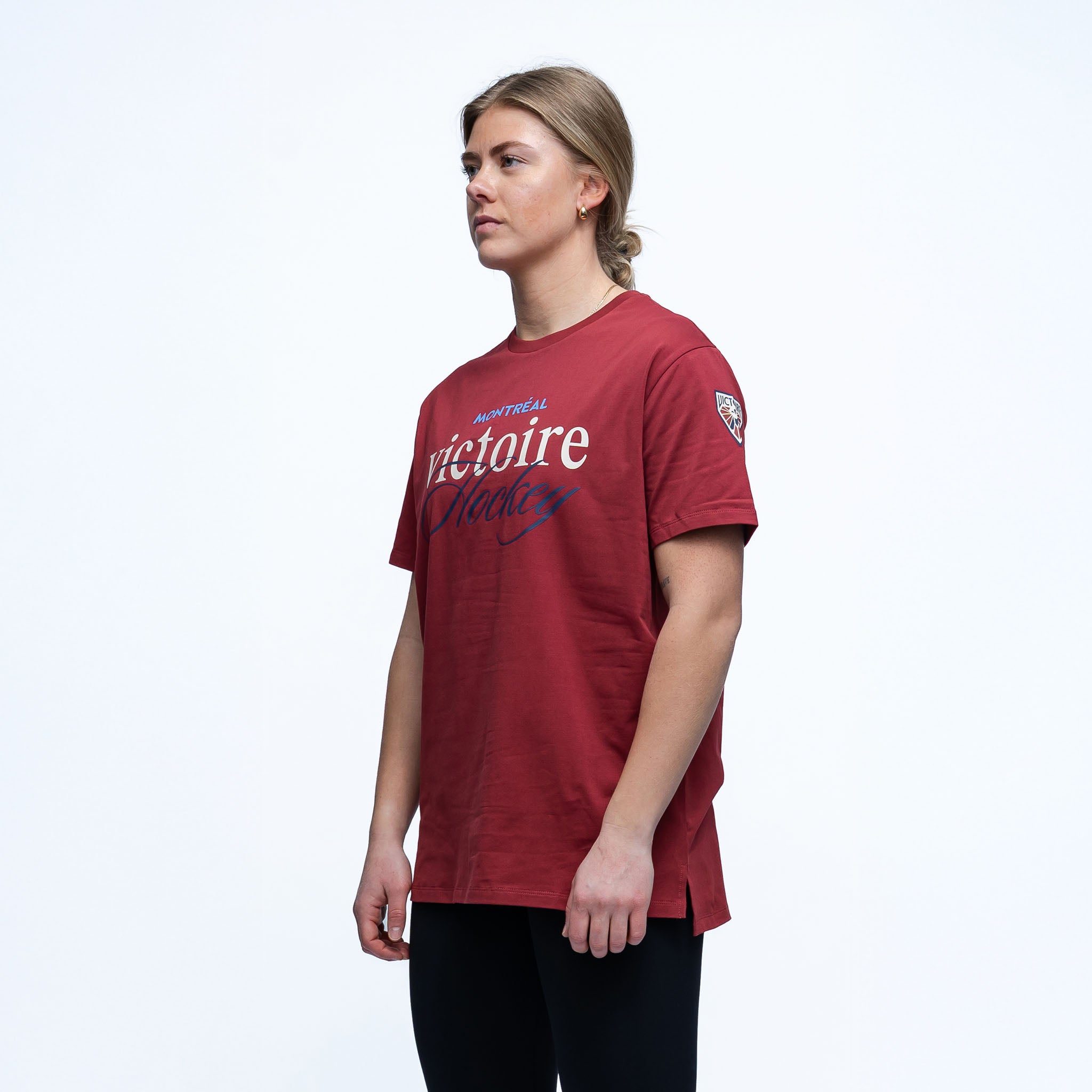 Adult Montreal Victoire Royalty Flow Sideline T-Shirt - T-Shirt in XS