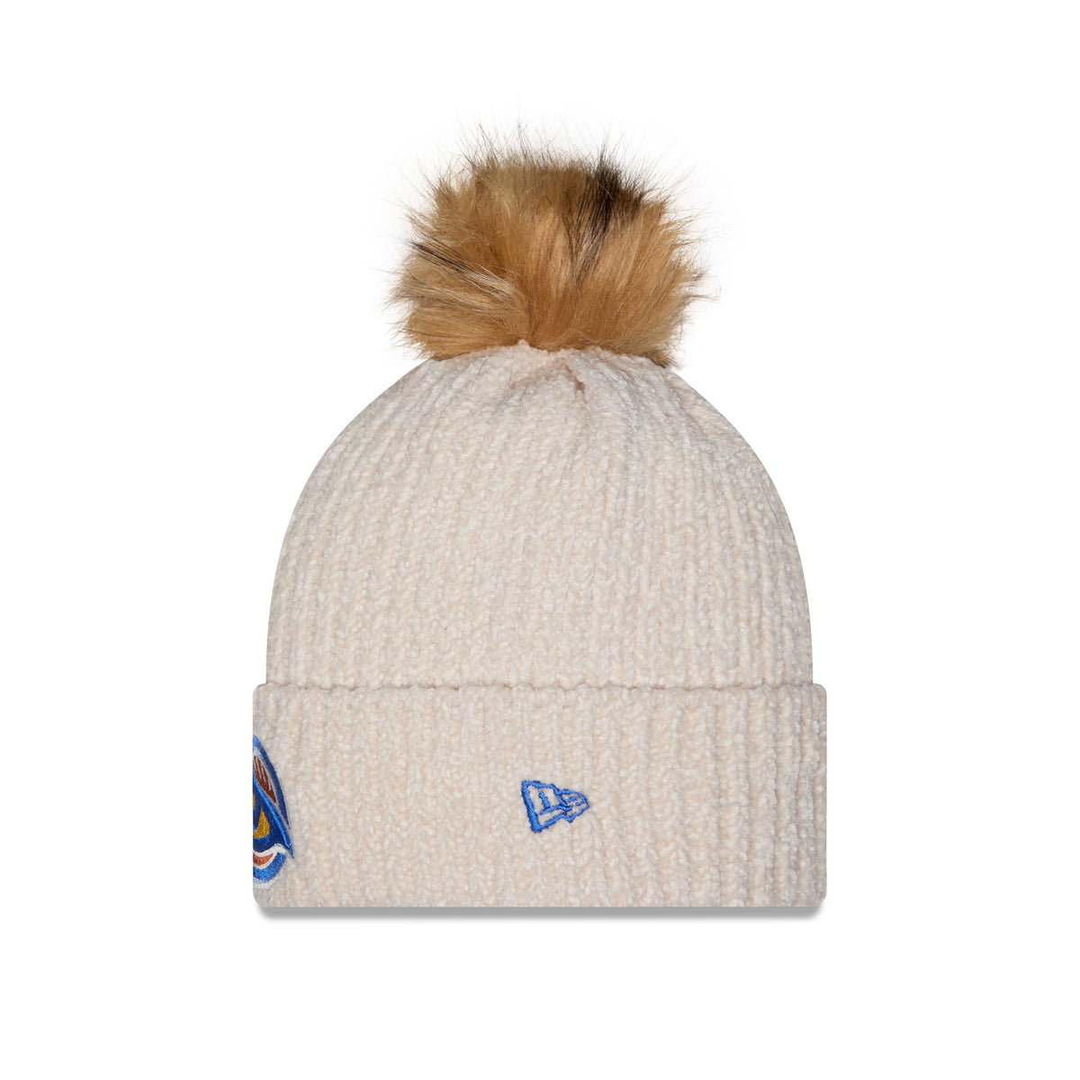 Adult Vancouver Goldeneyes New Era Logo Knit Pom Beanie - Beanie in