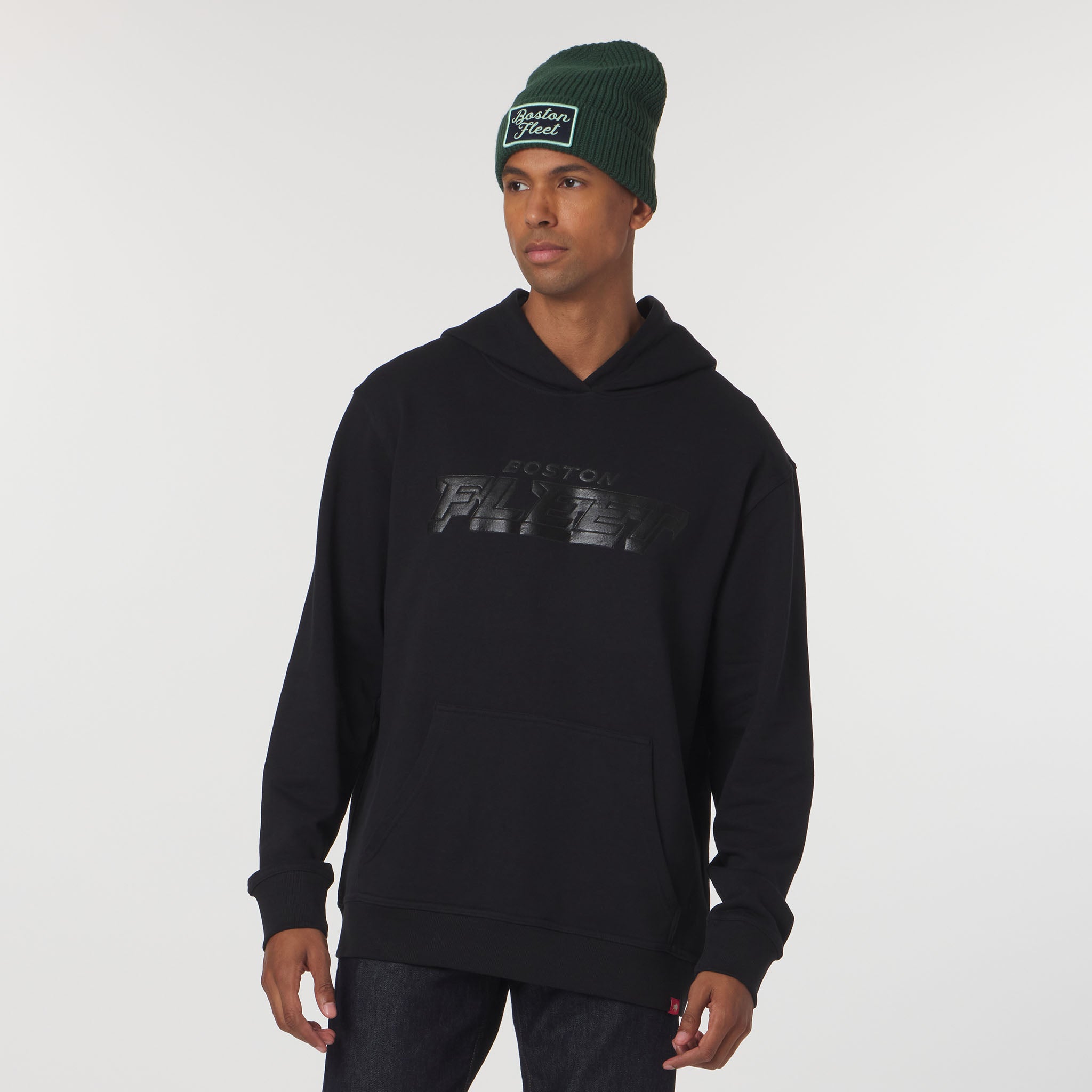 Adult Boston Fleet Sportiqe Cache Beanie - Hat in Green