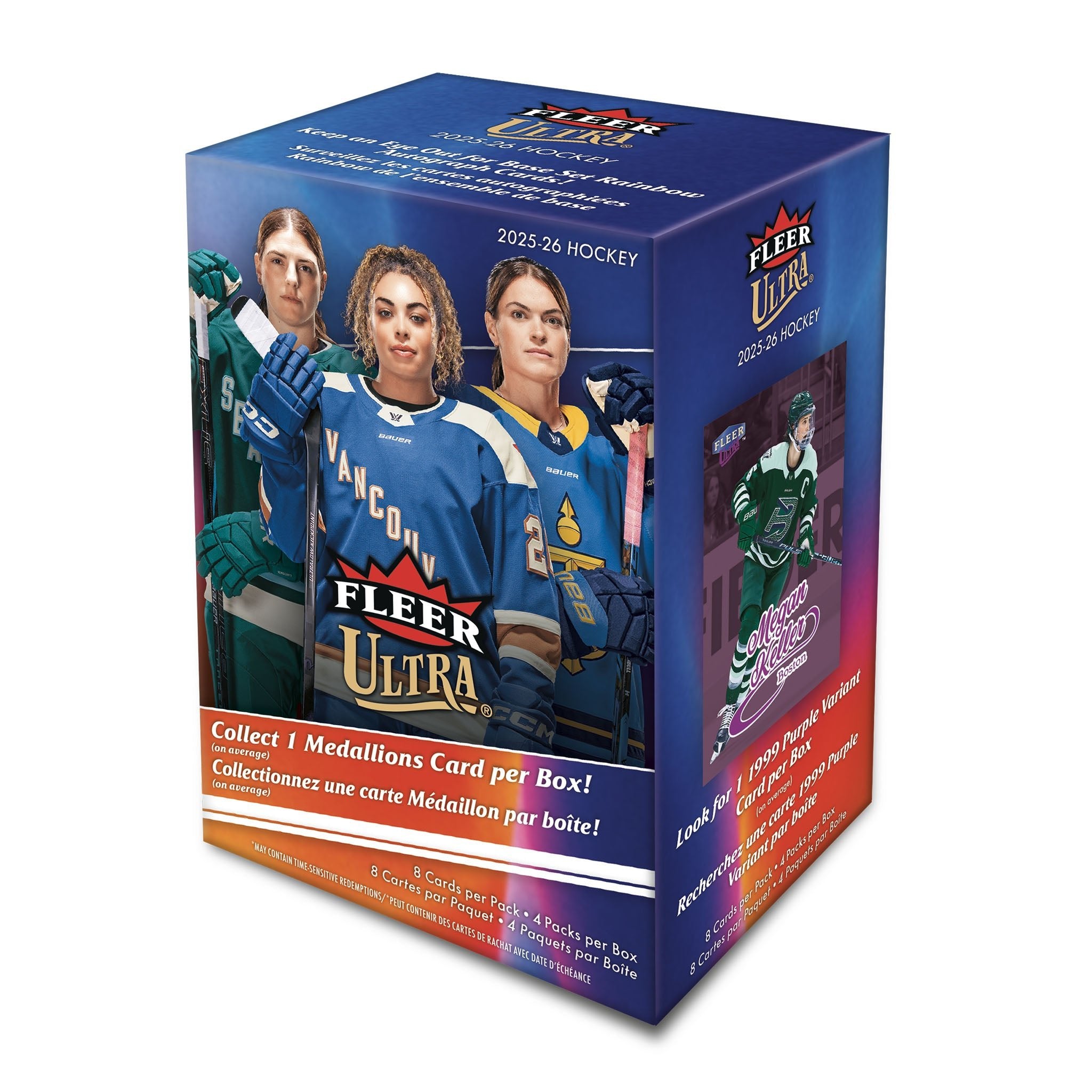 PWHL Upper Deck 2025-2026 Trading Cards Fleer Ultra Blaster Box