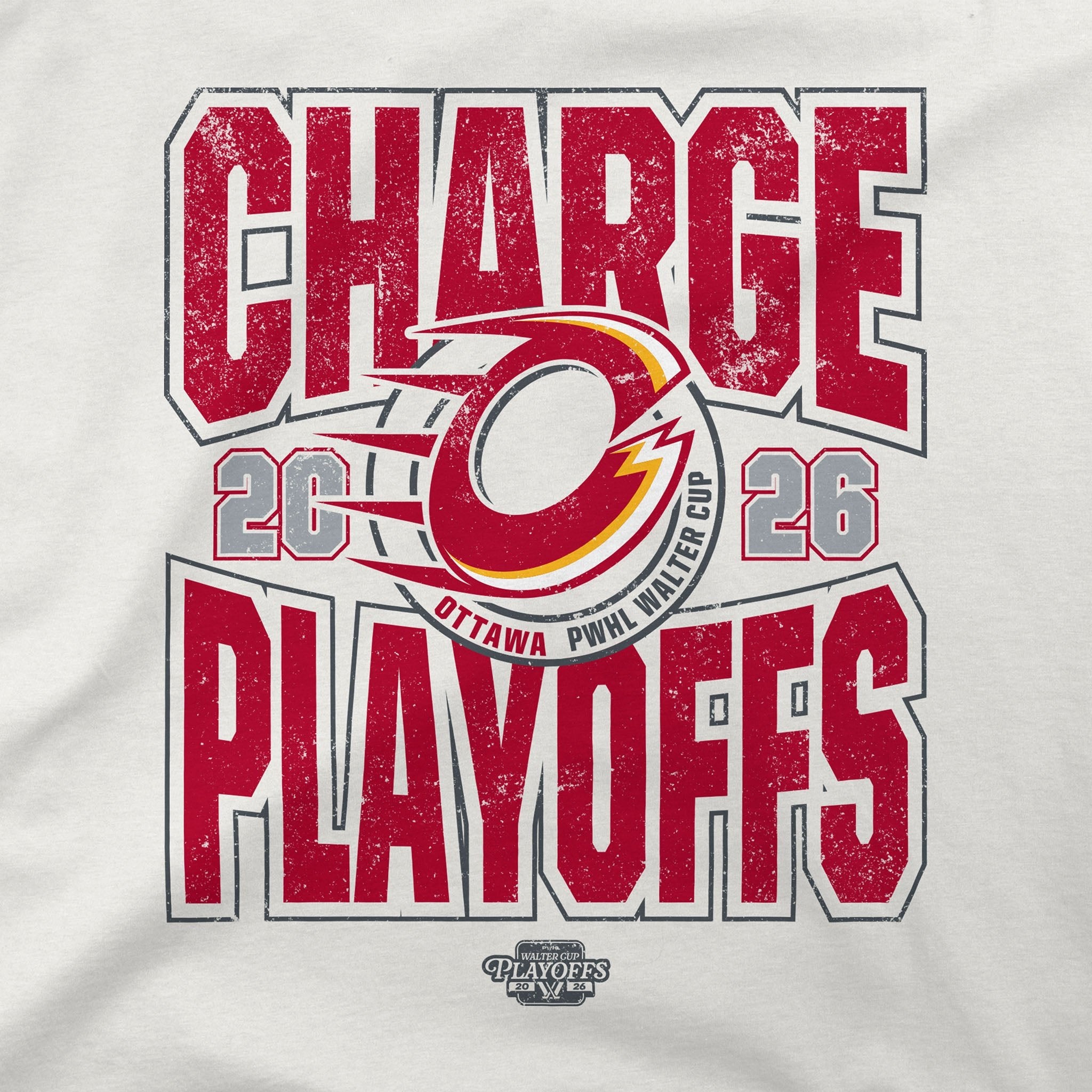 Adult Ottawa Charge Stadium Essentials Playoffs Voyage 2026 Crew - Crewneck in S