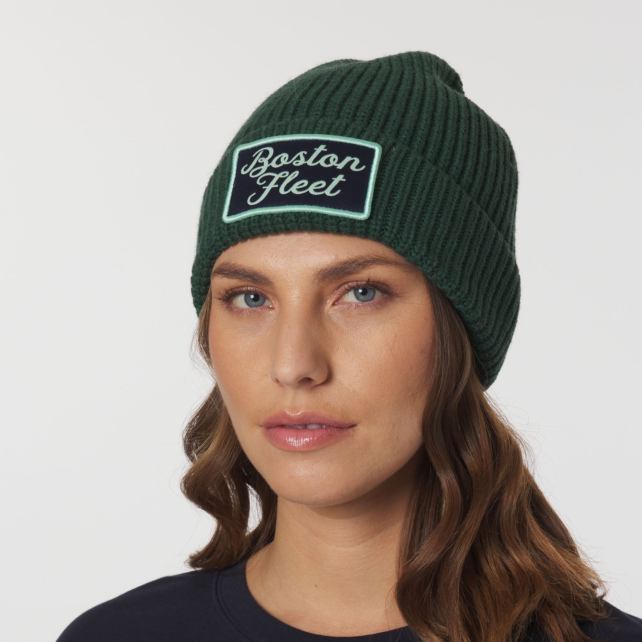 Adult Boston Fleet Sportiqe Cache Beanie - Hat in Green