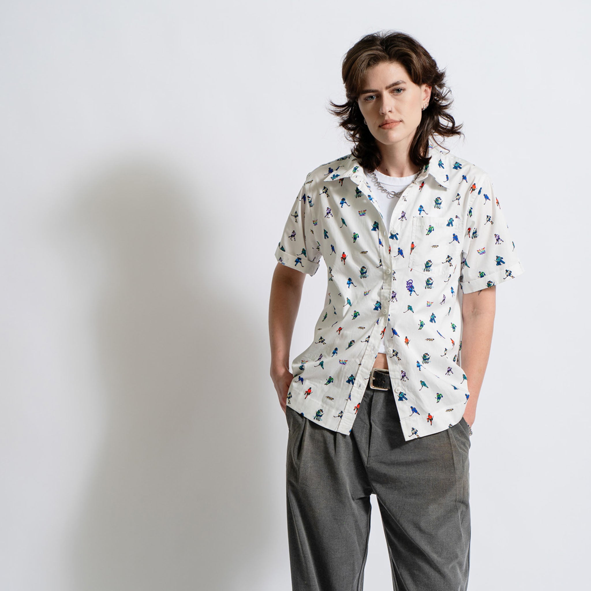 Adult PWHL Pride PDL Pattern Club Shirt - Club Shirt in S