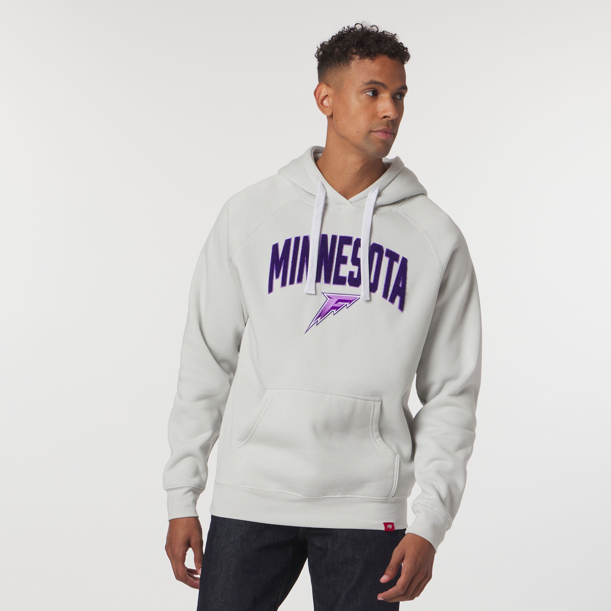 Adult Minnesota Frost Sportiqe Chenille Olsen Hoodie - Hoodie in Stone