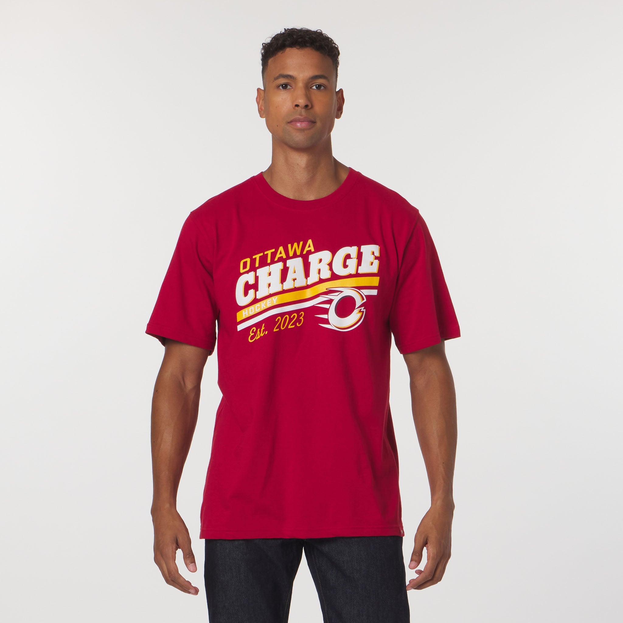 Adult Ottawa Charge Sportiqe Graphic Duke T-Shirt - T-Shirt in Red