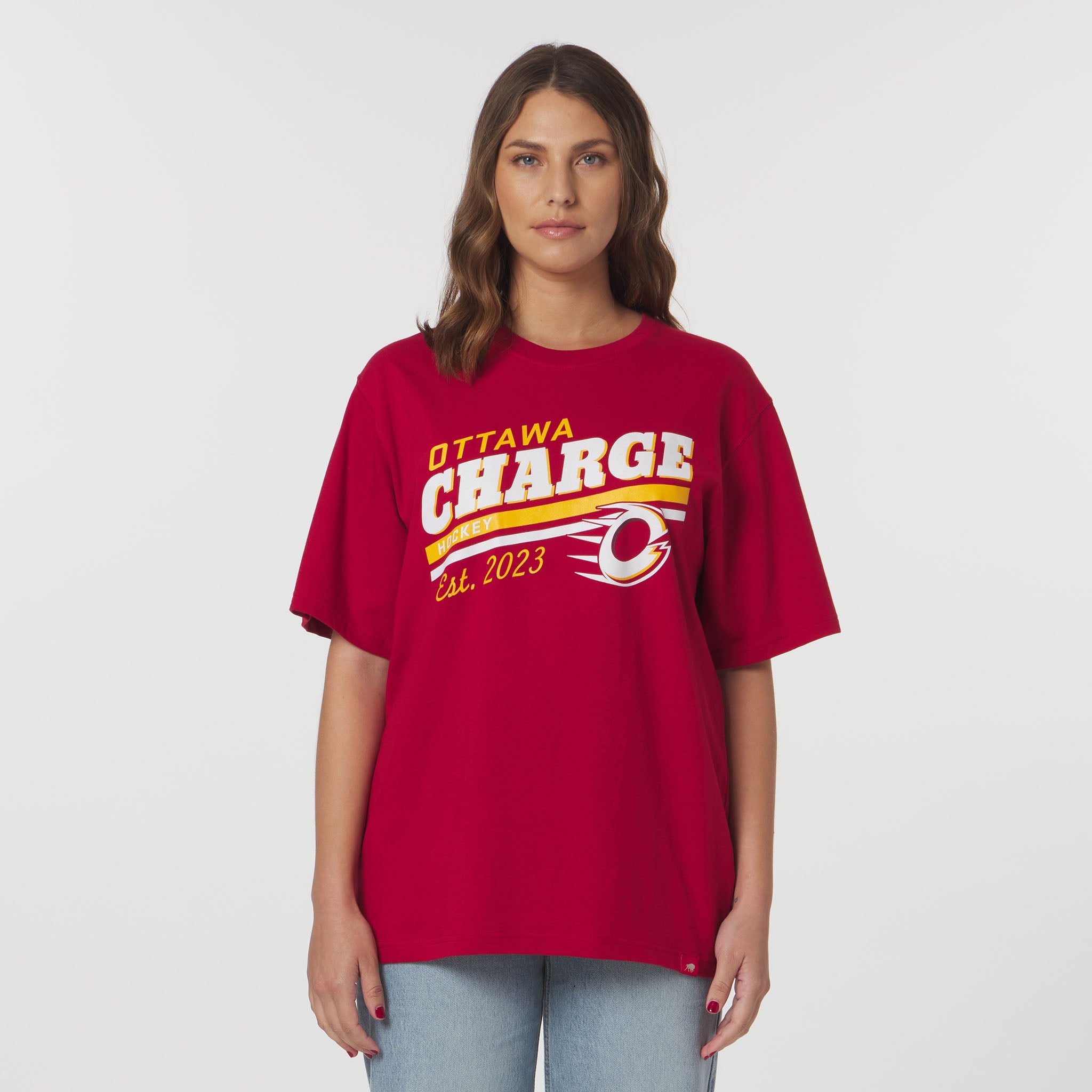 Adult Ottawa Charge Sportiqe Graphic Duke T-Shirt - T-Shirt in Red