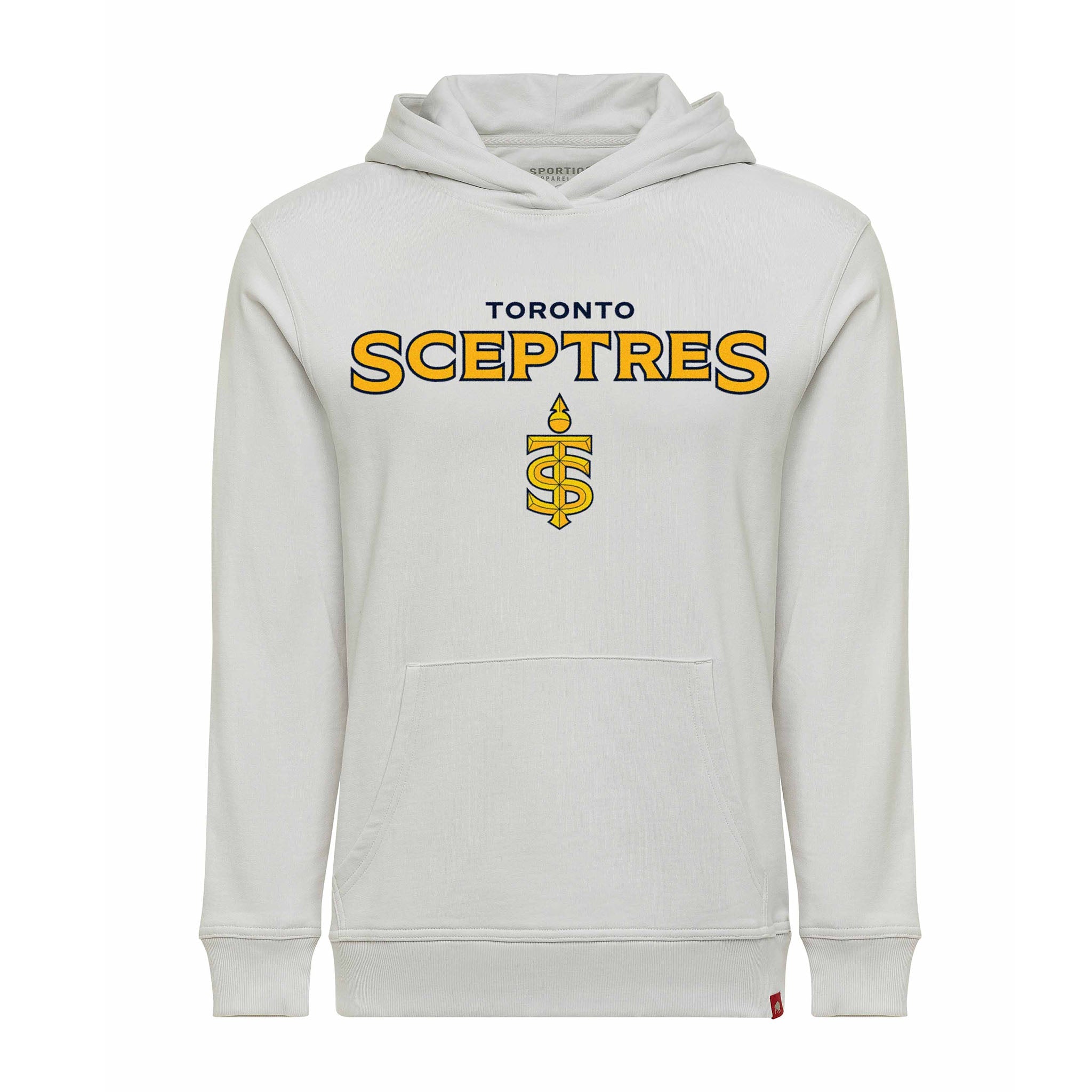 Adult Toronto Sceptres Sportiqe Velvet Logo Drake Hoodie - Hoodie in Stone