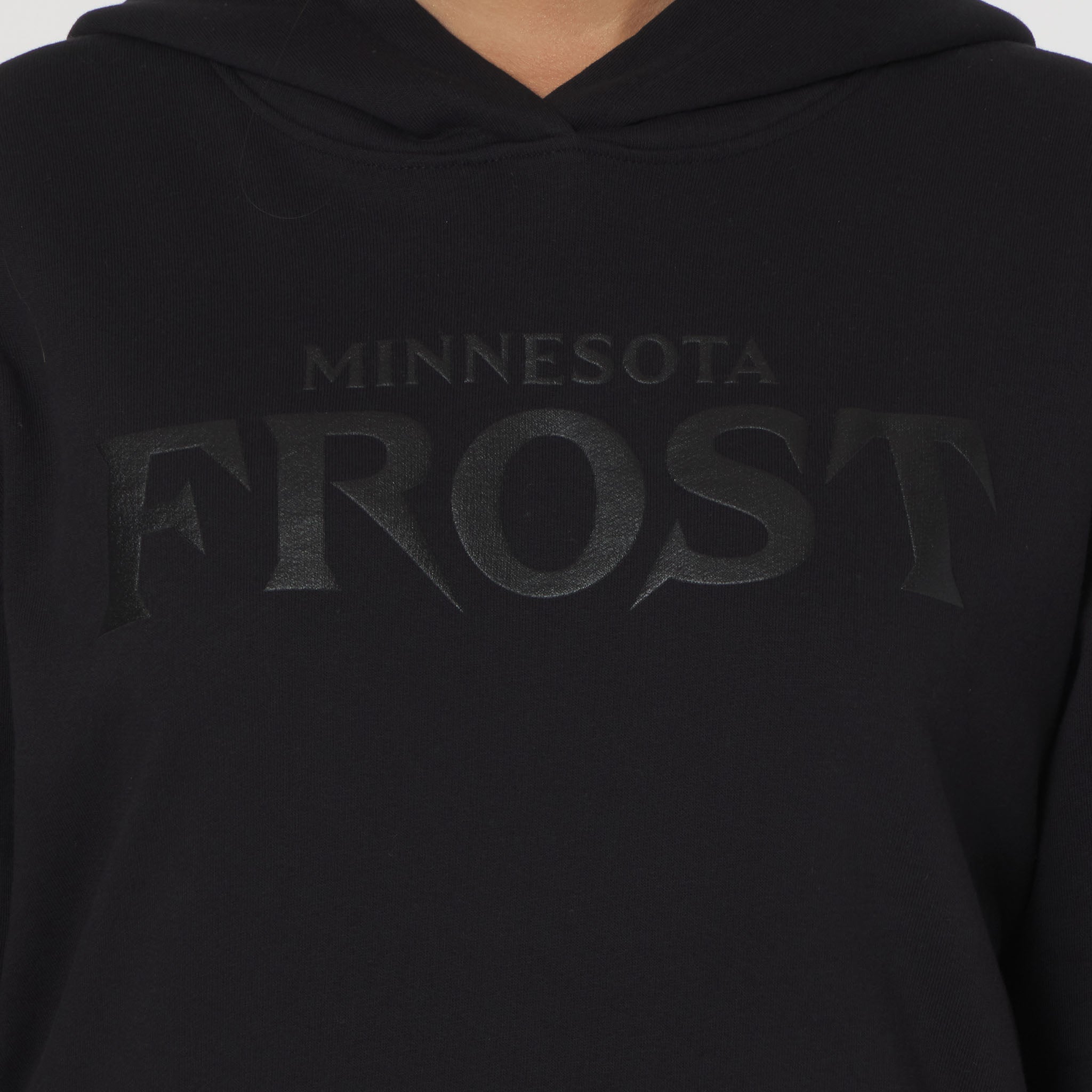 Adult Minnesota Frost Sportiqe Puff Ink Logo Drake Hoodie - Hoodie in Black