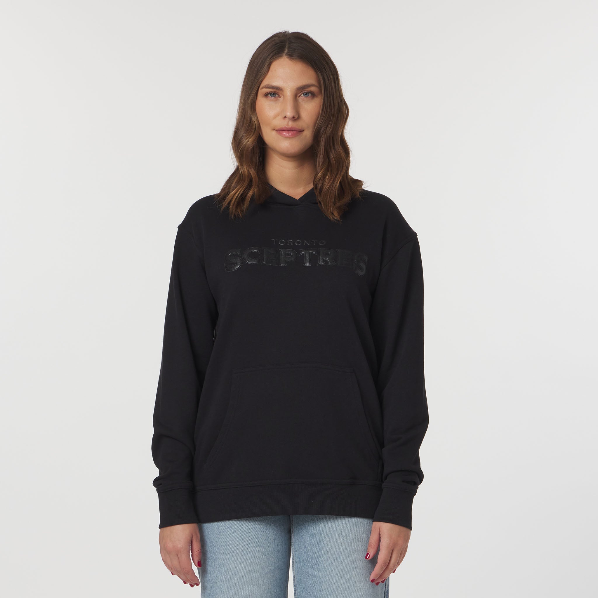 Adult Toronto Sceptres Sportiqe Puff Ink Logo Drake Hoodie - Hoodie in Black
