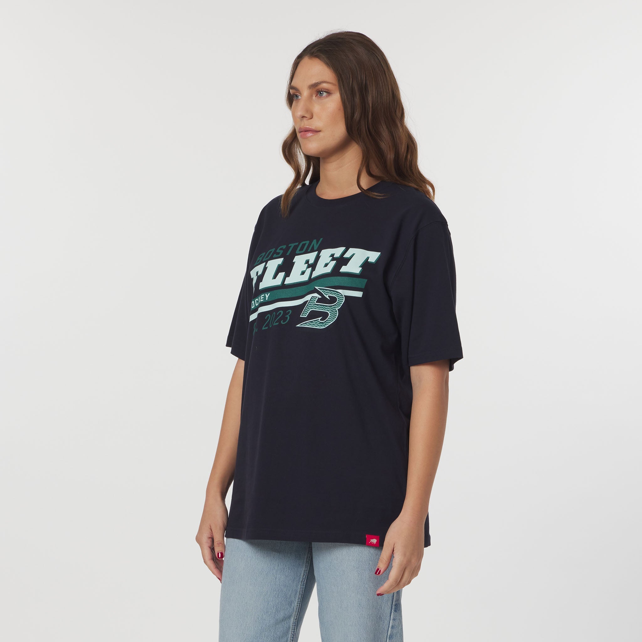 Adult Boston Fleet Sportiqe Graphic Duke T-Shirt - T-Shirt in Navy