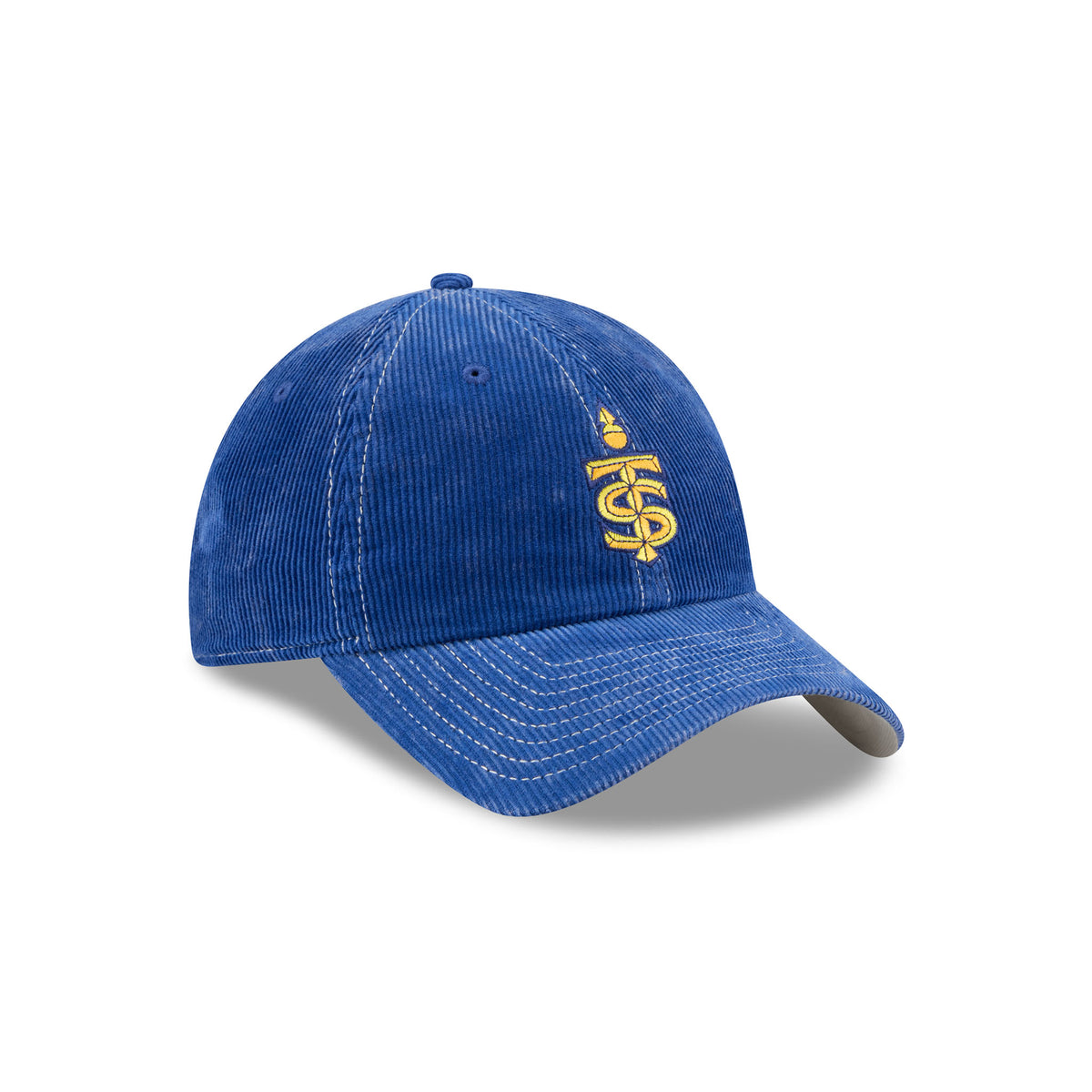 Blue Corduroy Embroidered Toronto Sceptres Logo Hat Angled Right