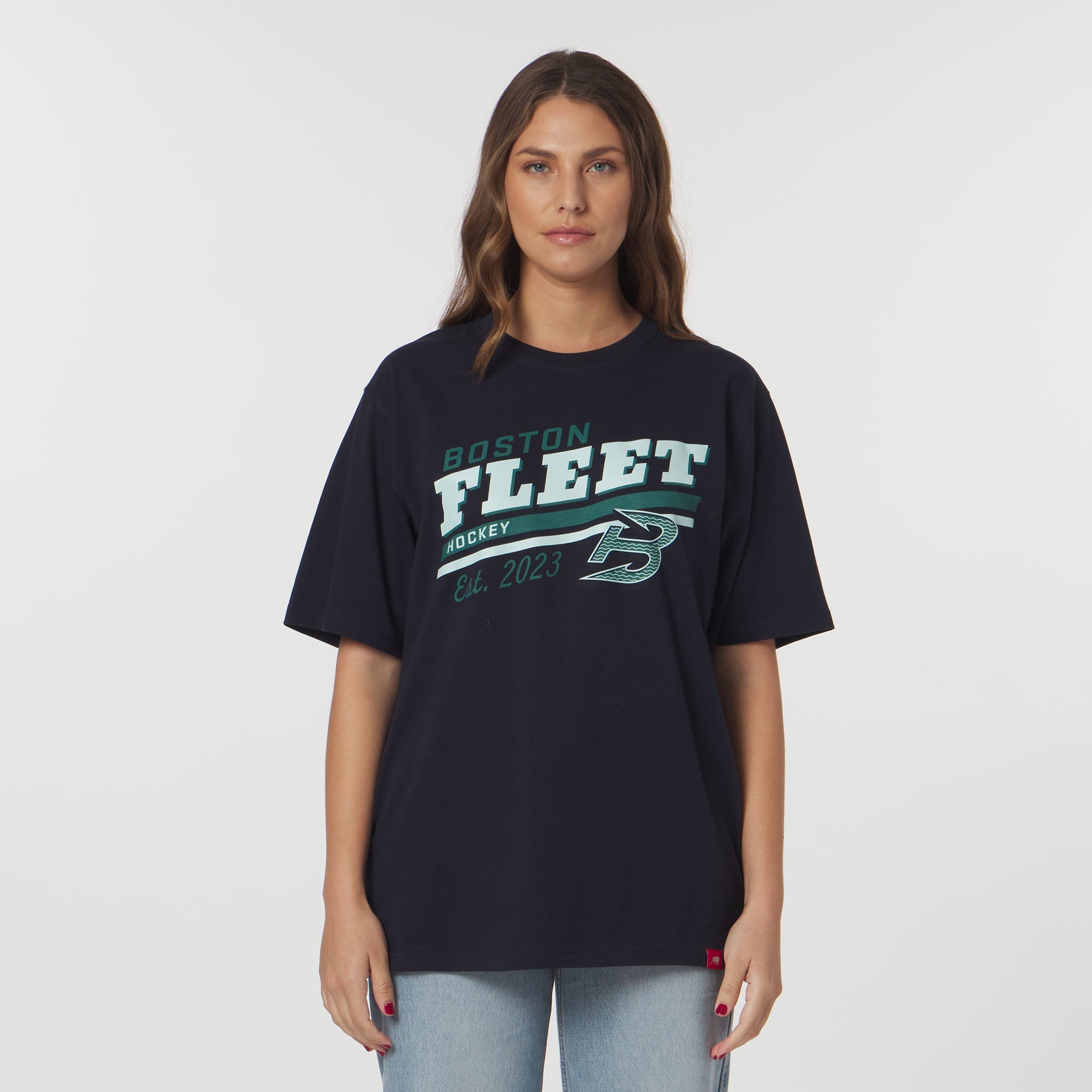 Adult Boston Fleet Sportiqe Graphic Duke T-Shirt - T-Shirt in Navy
