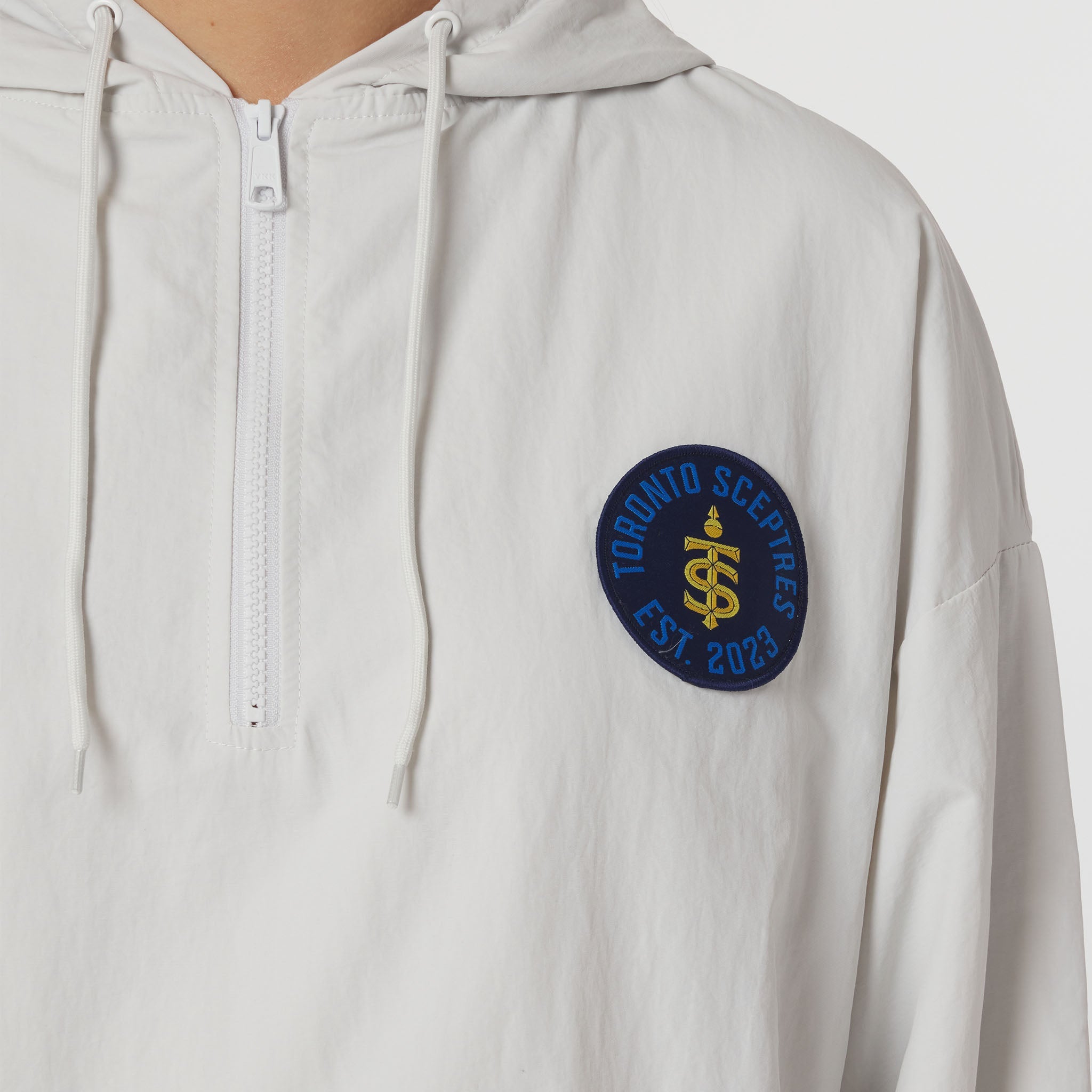 Adult Toronto Sceptres Sportiqe Circle Patch Winfield 1/4 Zip Jacket - Jacket in Stone