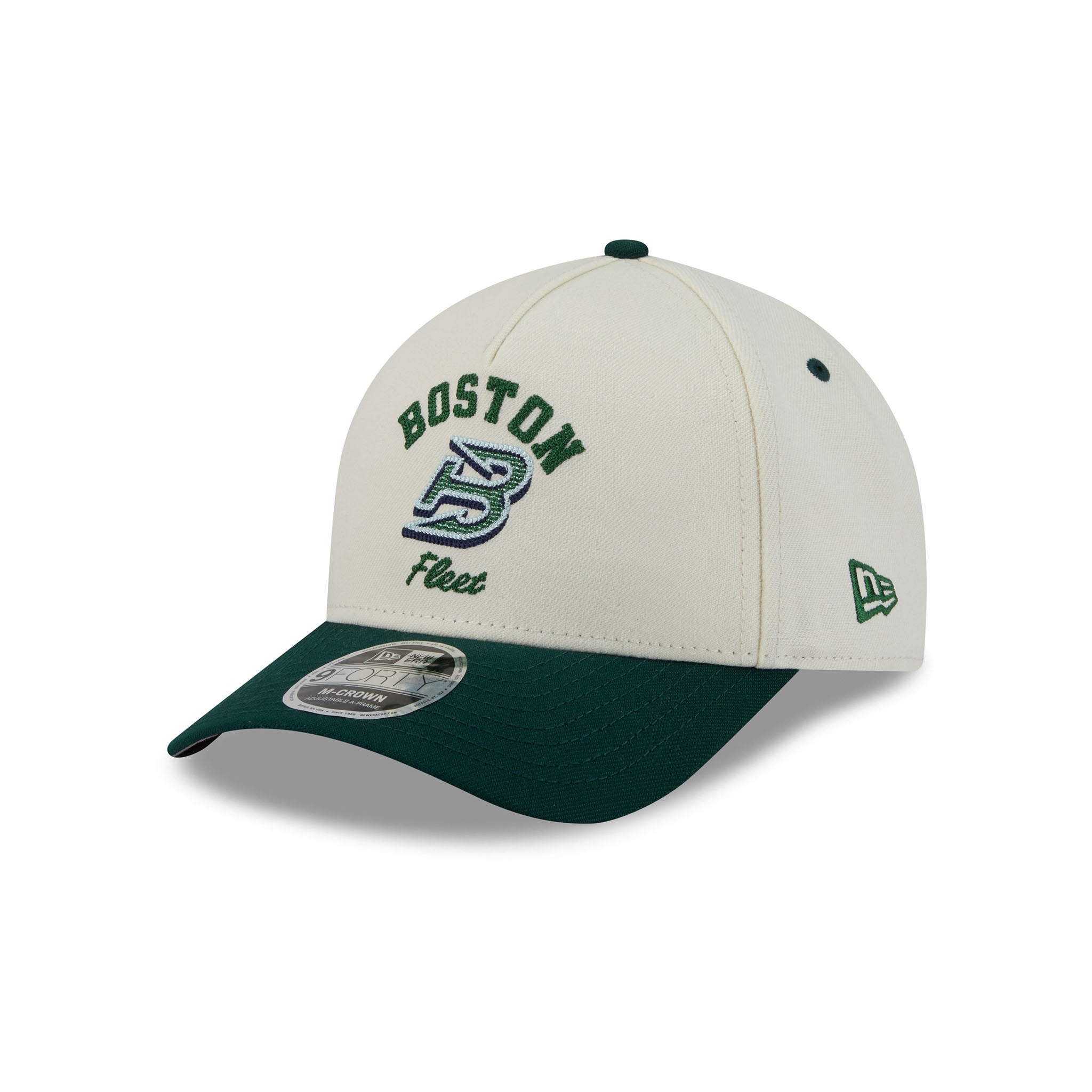 Adult Boston Fleet New Era 9FOURTY A Frame Logo Hat - Hat in