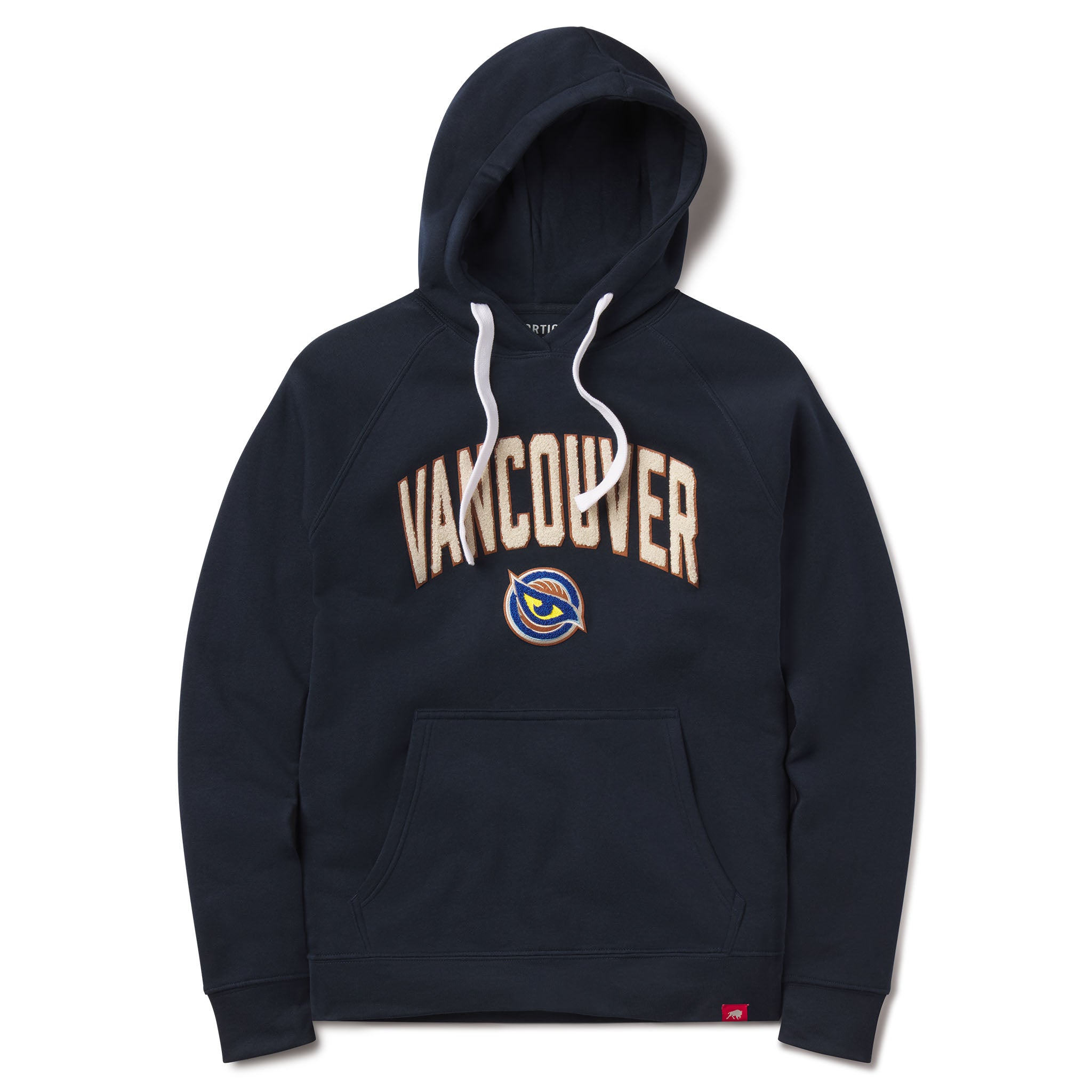 Adult Vancouver Goldeneyes Sportiqe Chenille Olsen Hoodie - Hoodie in Navy