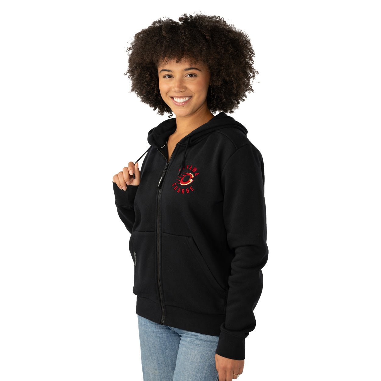 Ottawa Charge Women's Bauer Full Zip Ultimate Hoodie - Hoodie in XS