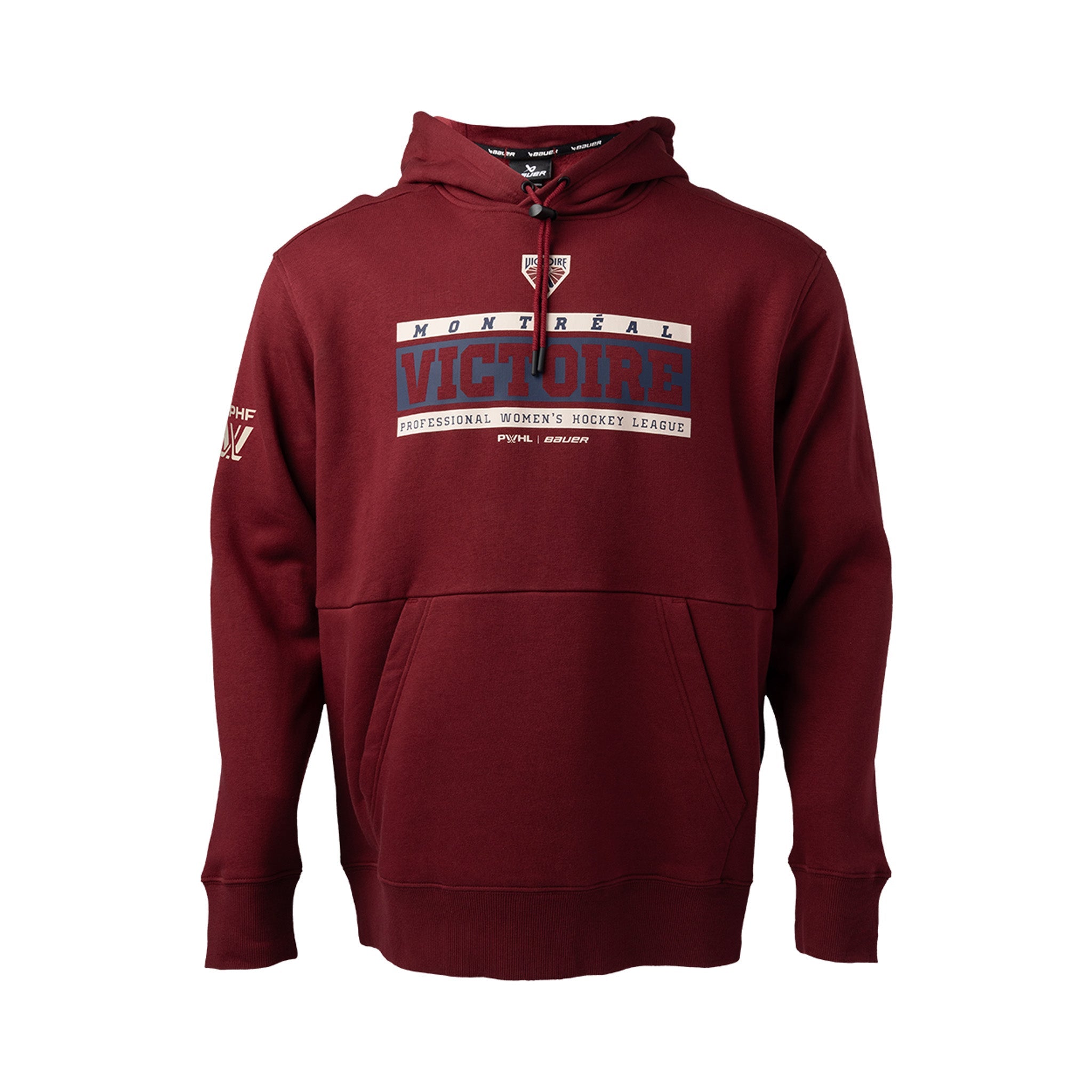 Adult Montreal Victoire Bauer Core Ultimate Hoodie - Hoodie in Maroon