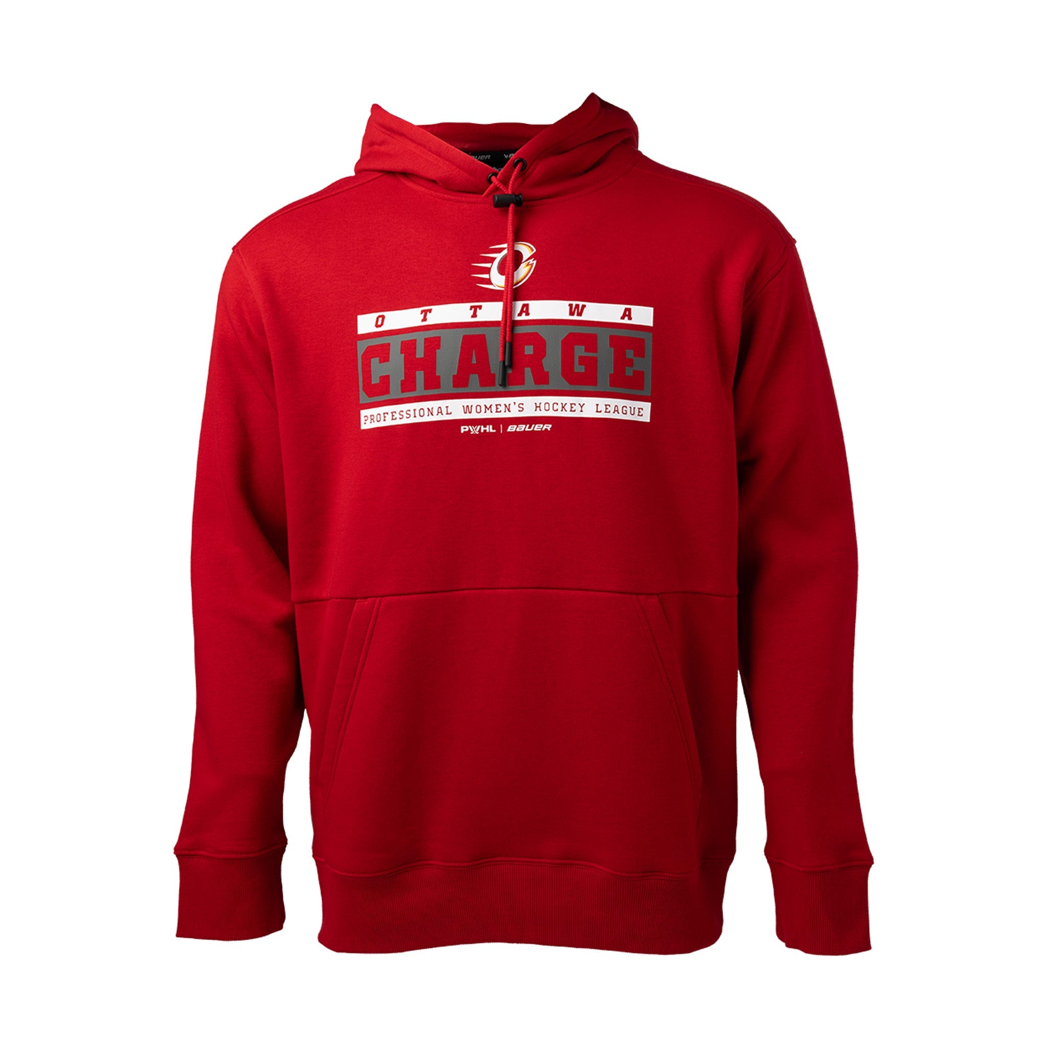 Adult Ottawa Charge Bauer Core Ultimate Hoodie - Hoodie in Red
