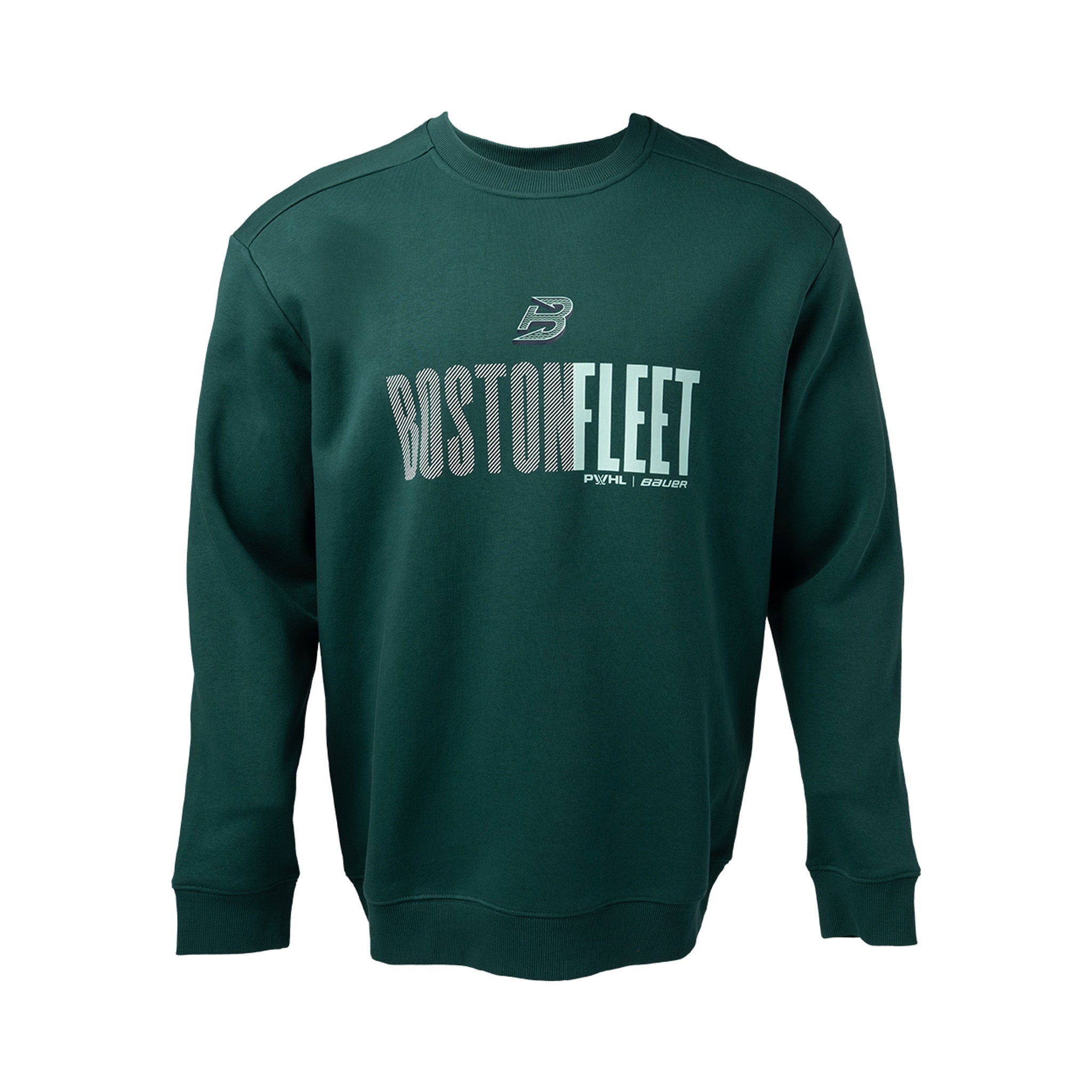 Adult Boston Fleet Bauer Fleece Crew - Crewneck in Green
