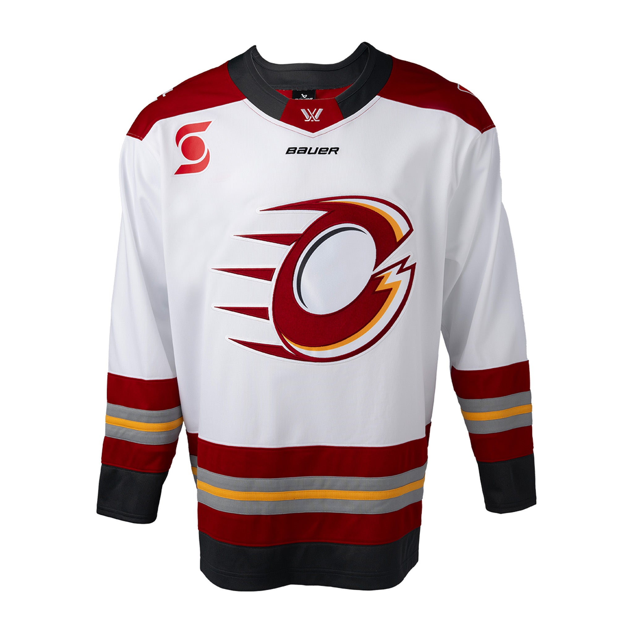Adult Ottawa Charge Bauer Replica Away Jersey - Jersey in White