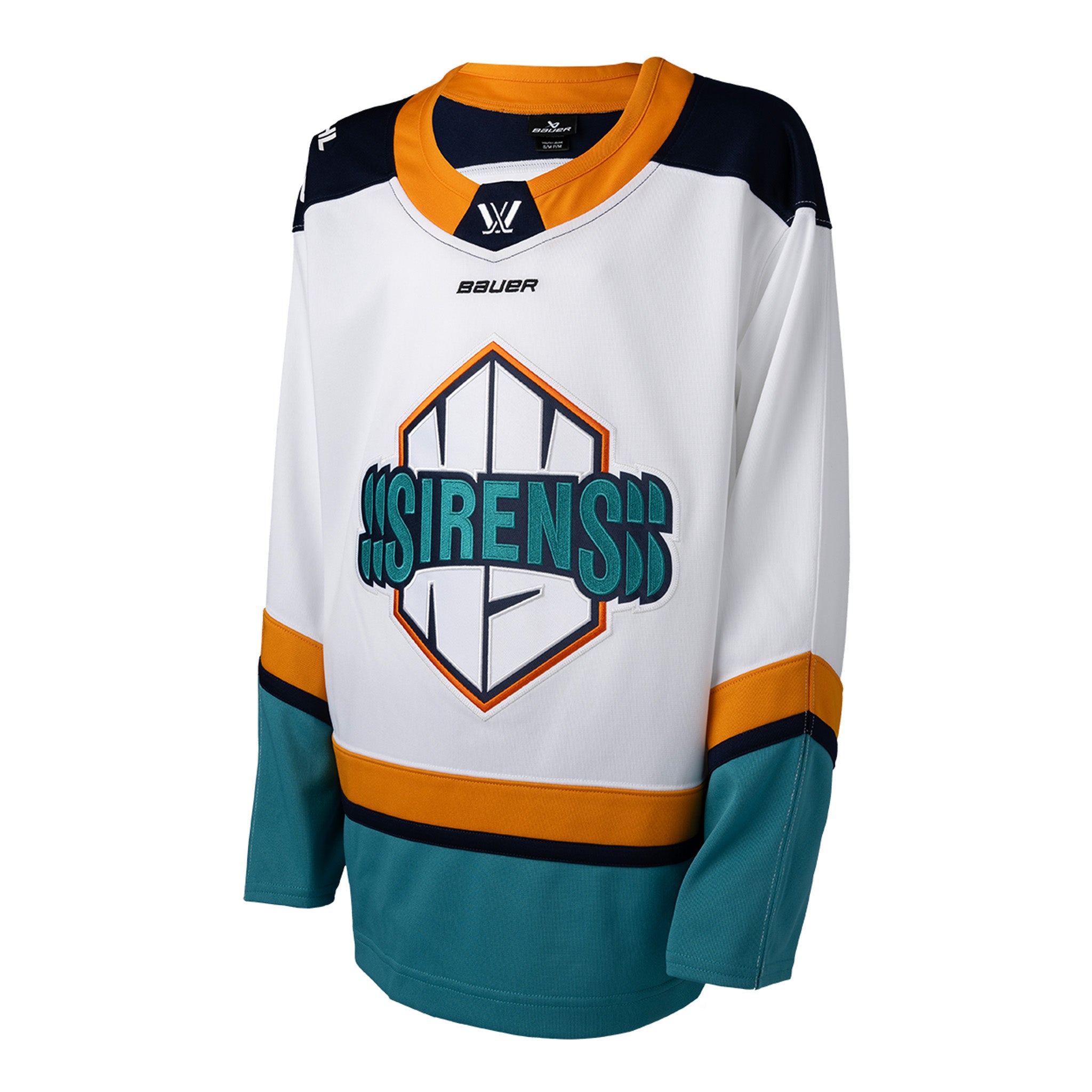 Youth New York Sirens Bauer Replica Away Jersey - Jersey in White