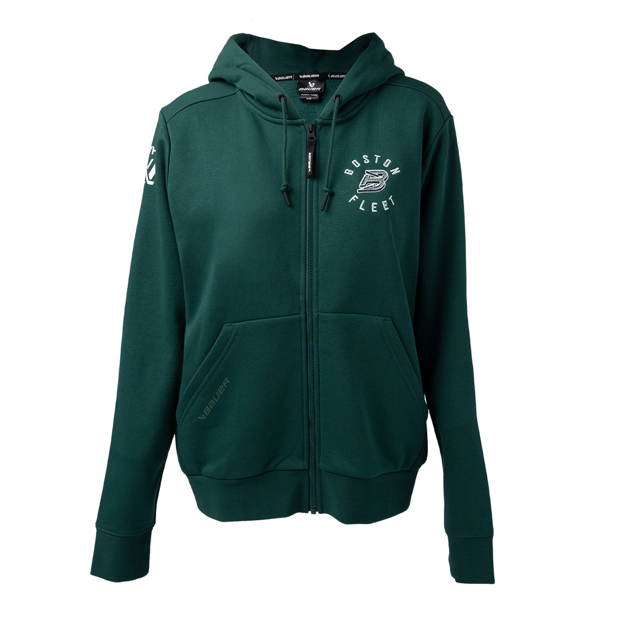Women's Boston Fleet Bauer FZ Ultimate II Hoodie - Hoodie in Green