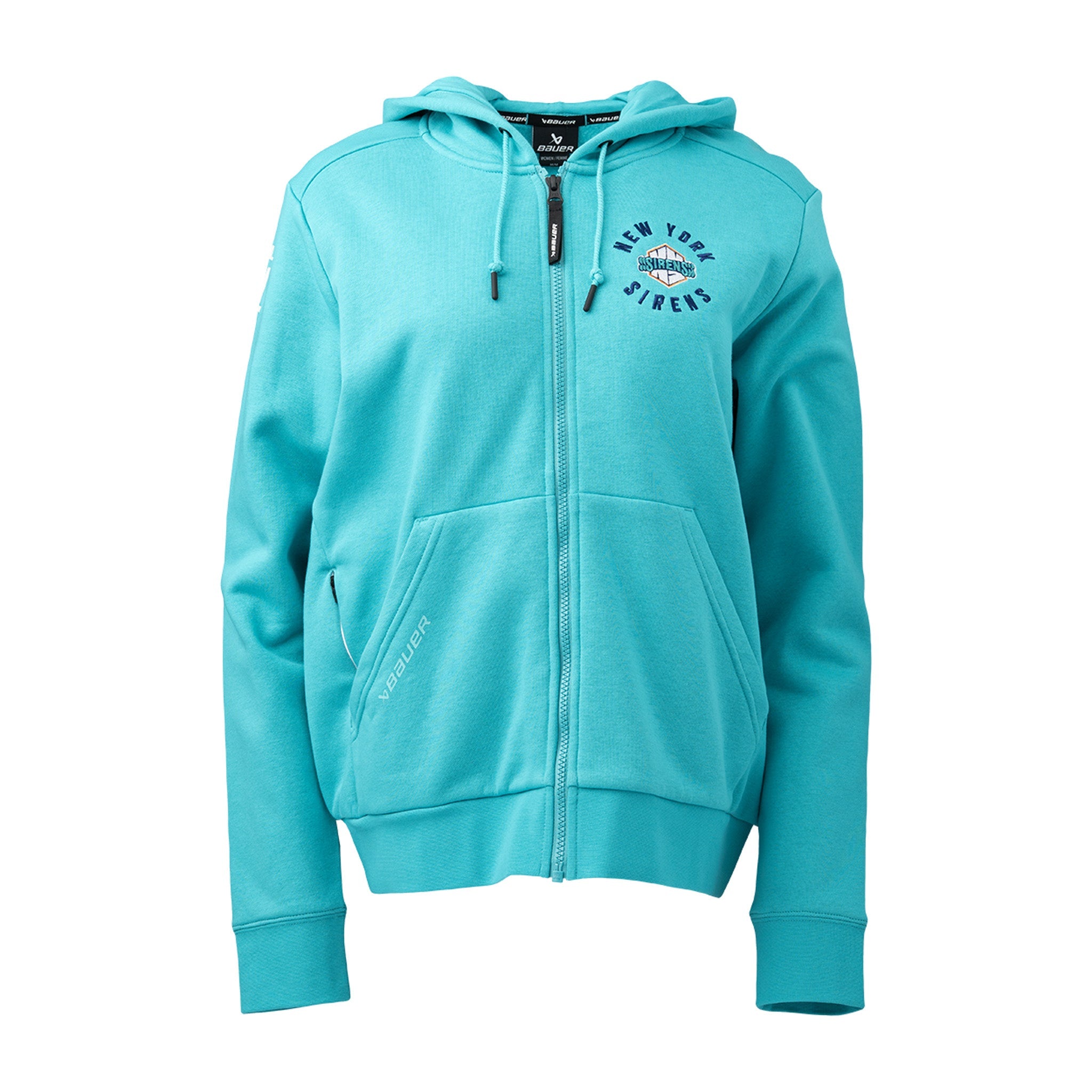 Women's New York Sirens Bauer FZ Ultimate II Hoodie - Hoodie in Teal