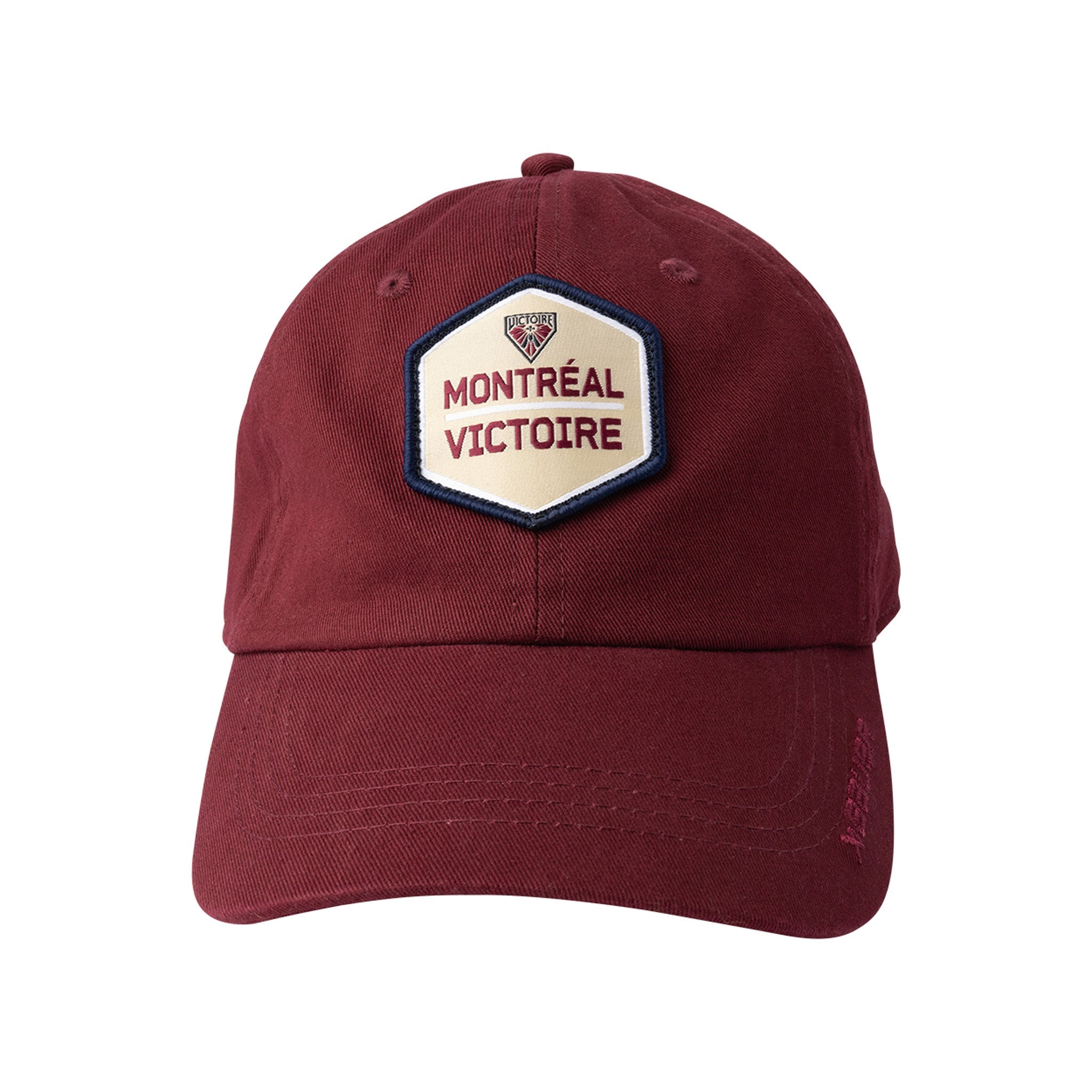 Adult Montreal Victoire Bauer Twill Adjustable Hat - Hat in Maroon