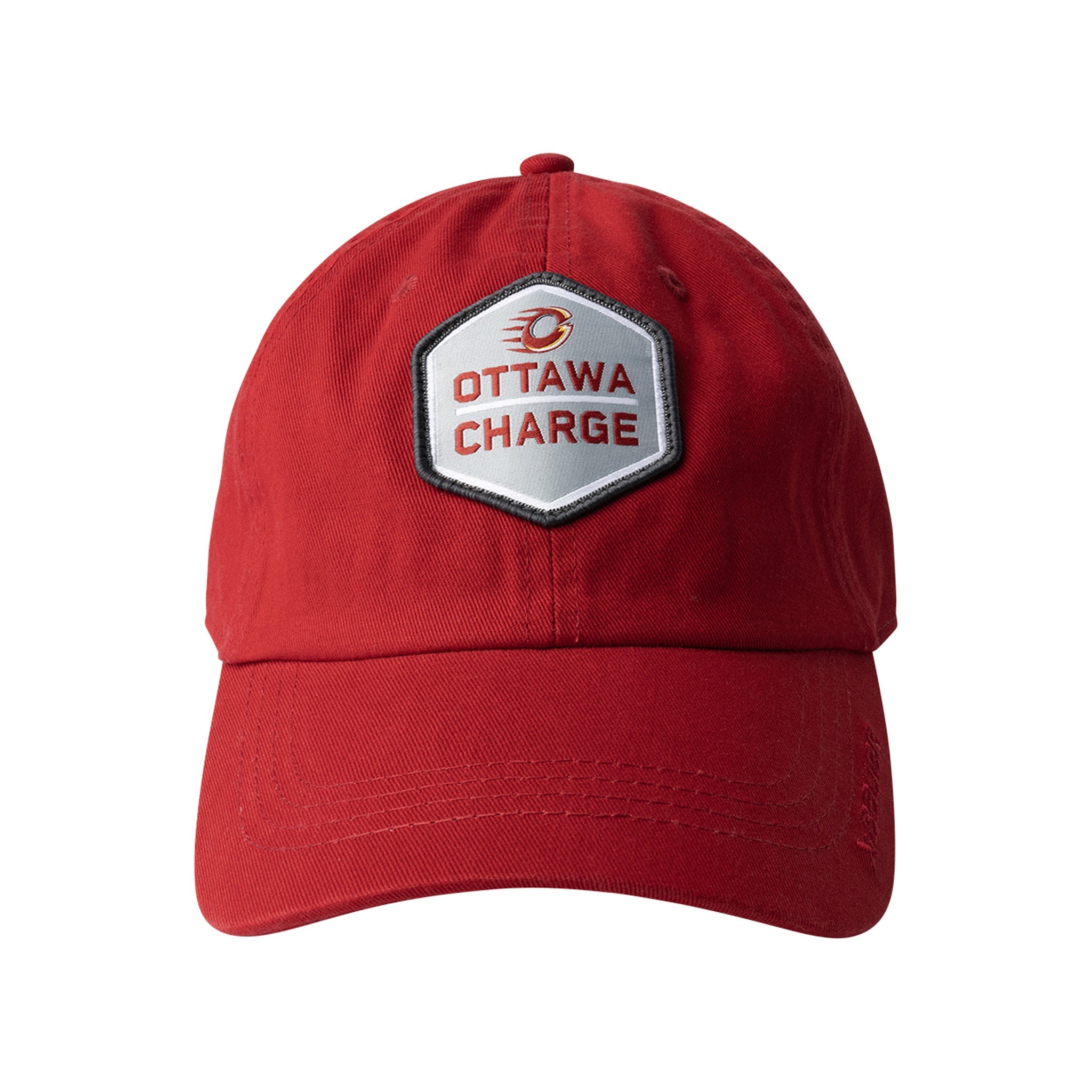 Adult Ottawa Charge Bauer Twill Adjustable Hat - Hat in Red