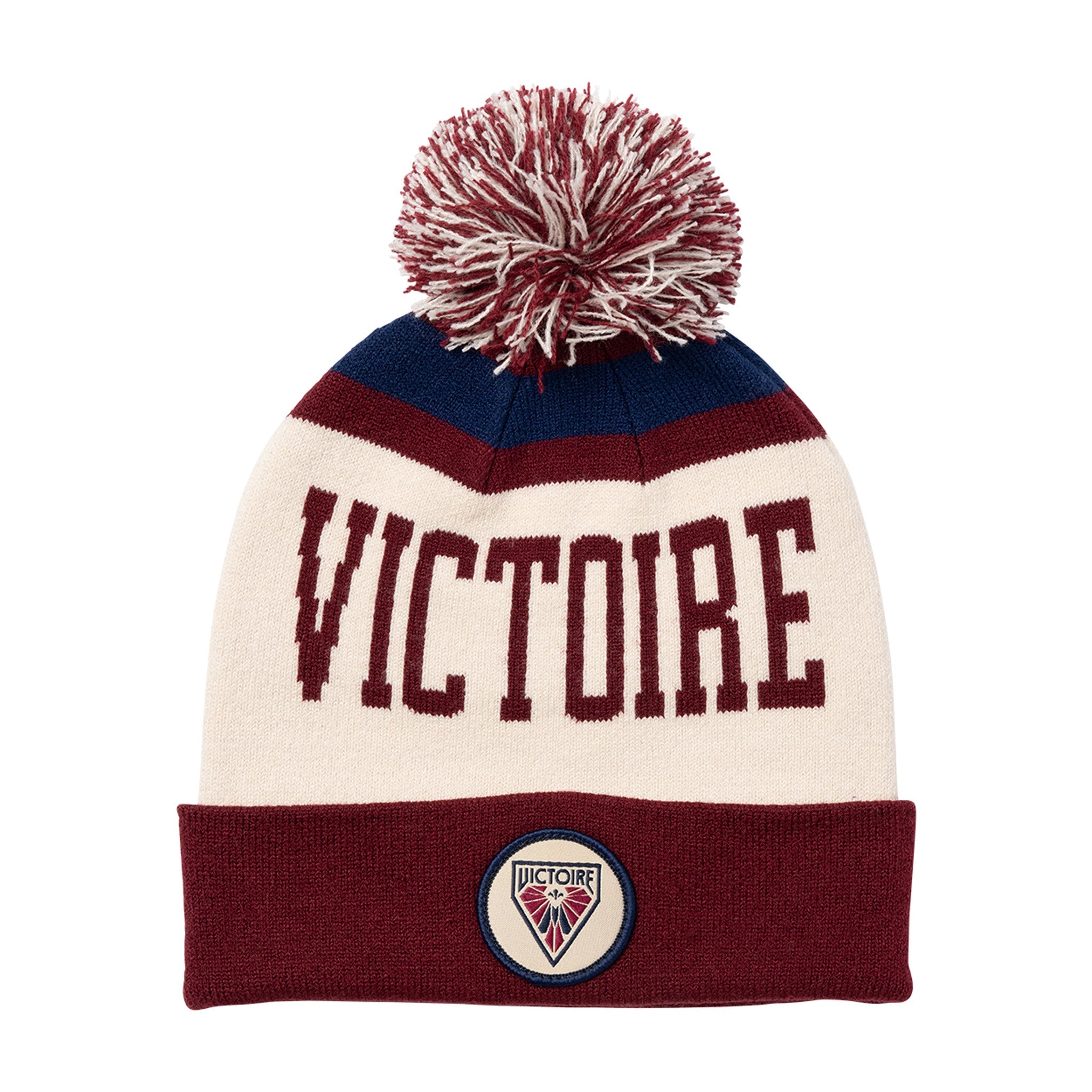 Adult Montreal Victoire Bauer Knit Pom II - Hat in Maroon