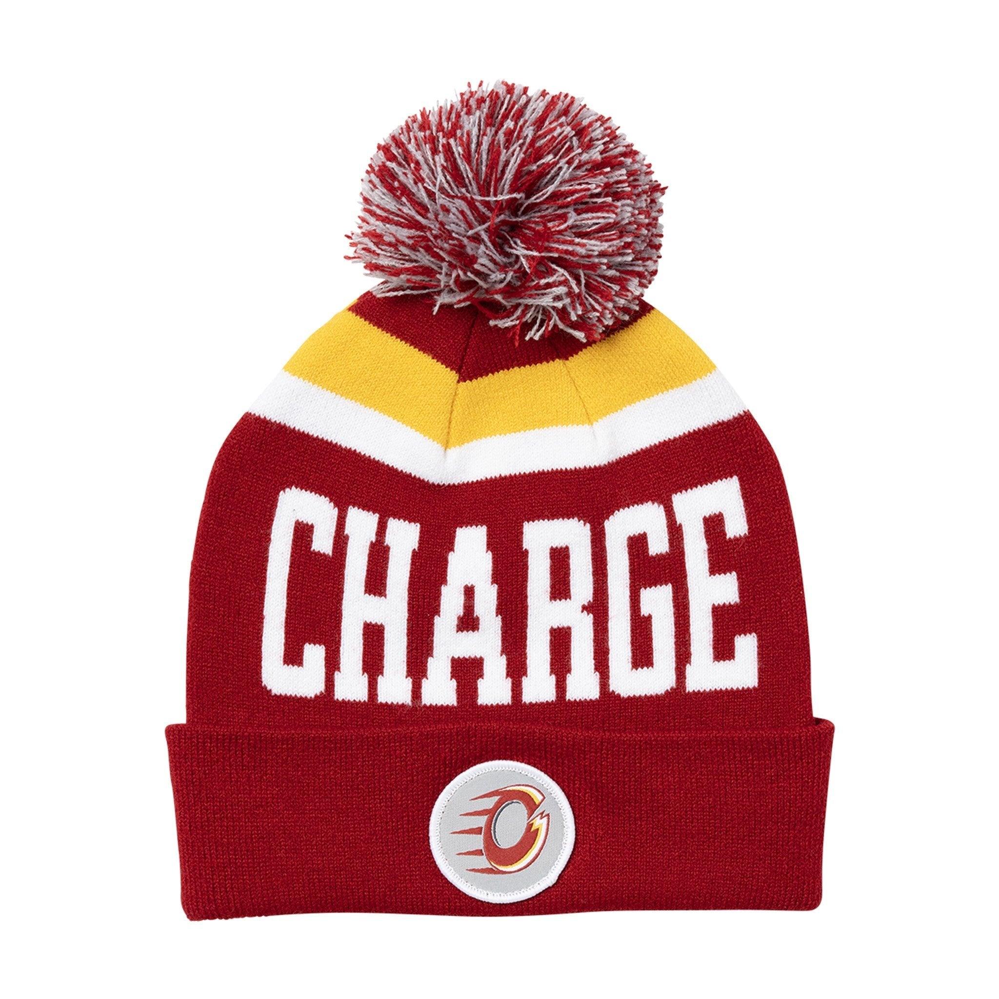 Adult Ottawa Charge Bauer Knit Pom II - Hat in Red