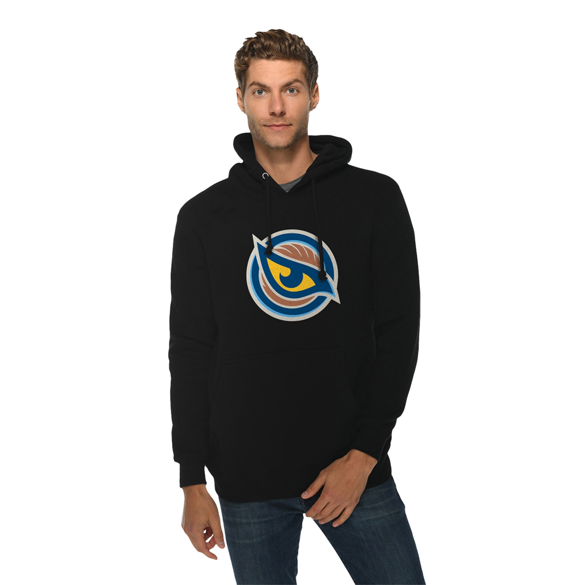 Adult Vancouver Goldeneyes Bauer Logo Premium Hoodie - Hoodie in Black