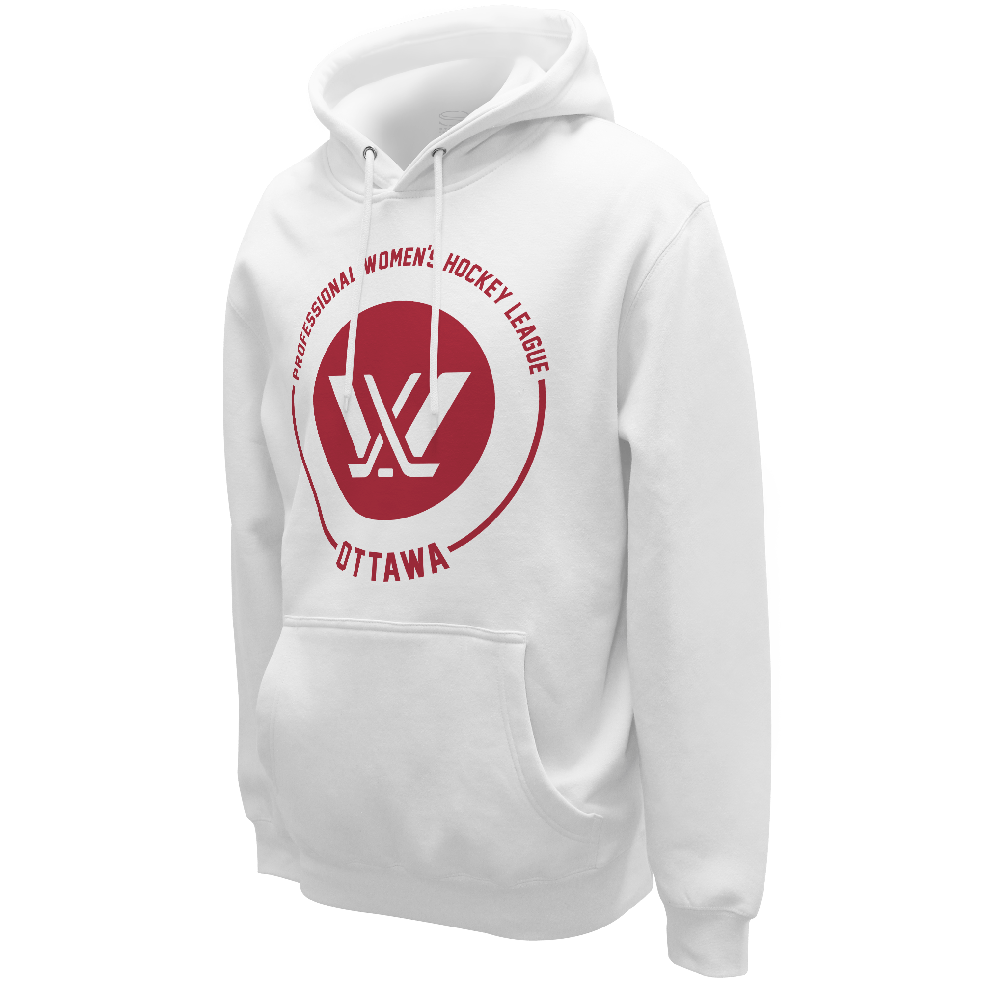 Ottawa Puck Hoodie - Hoodie in White