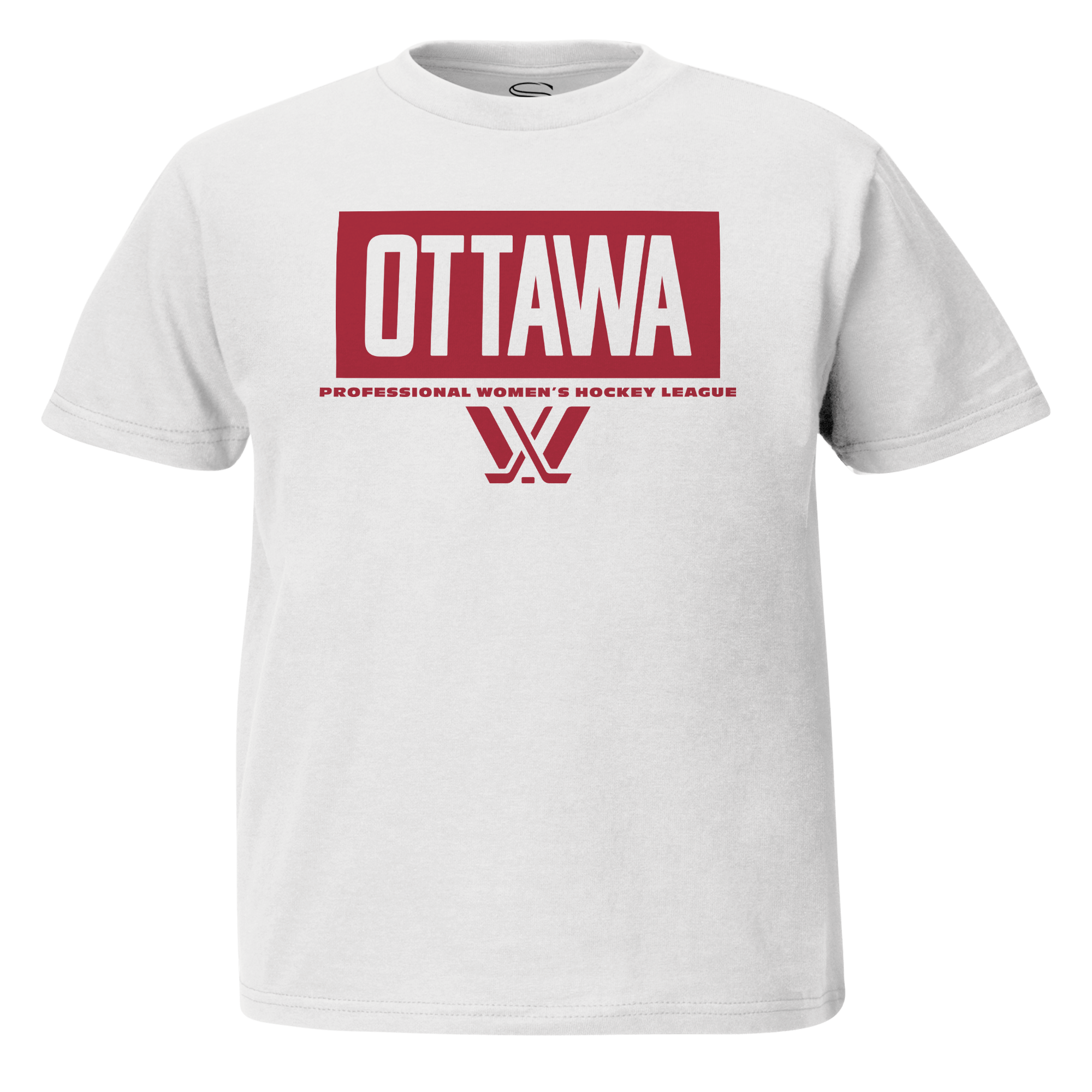 Ottawa Block Youth T-Shirt - T-Shirt in White