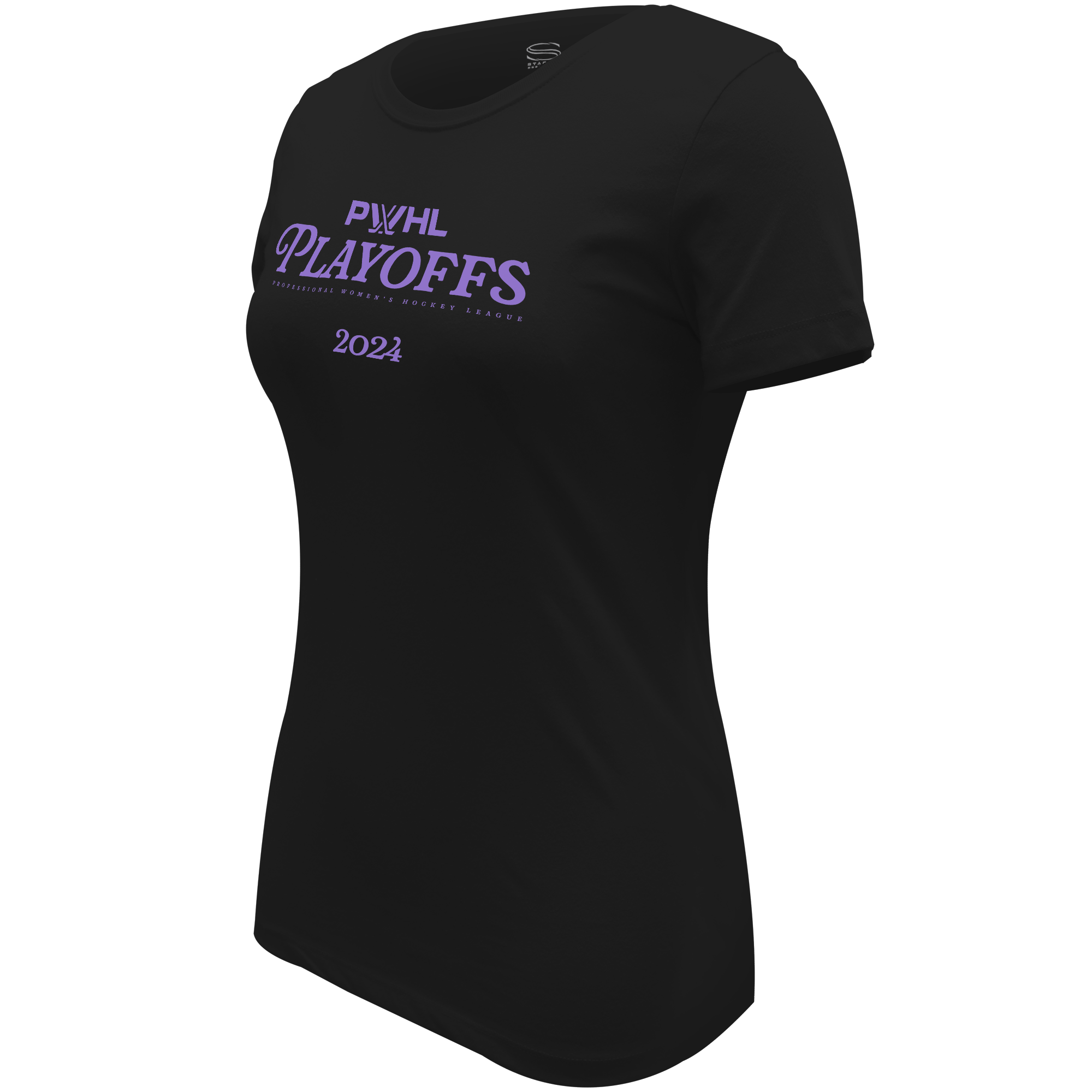 PWHL Playoffs 2024 Script T-Shirt - T-Shirt in Black