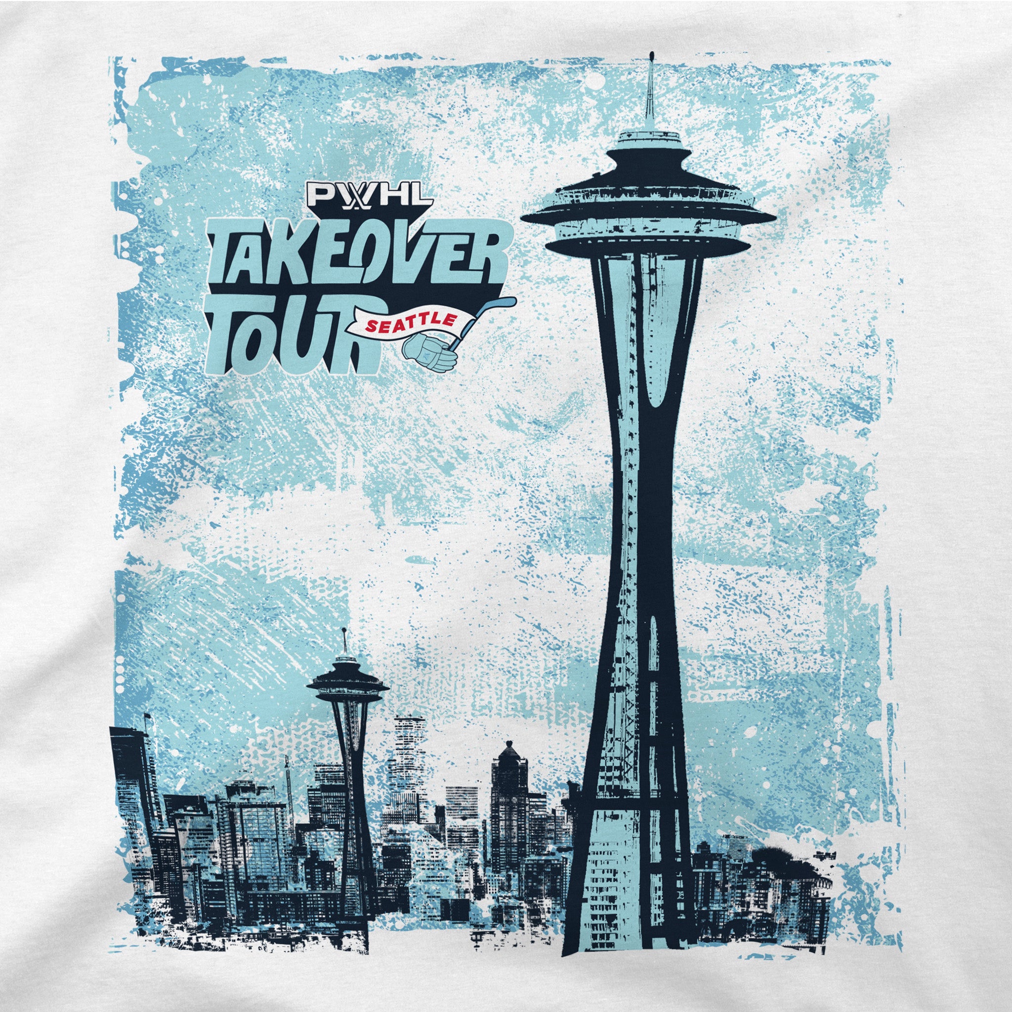 T-shirt à manches longues La Grande Tournée LPHF photo de Seattle pour adultes Stadium Essentials