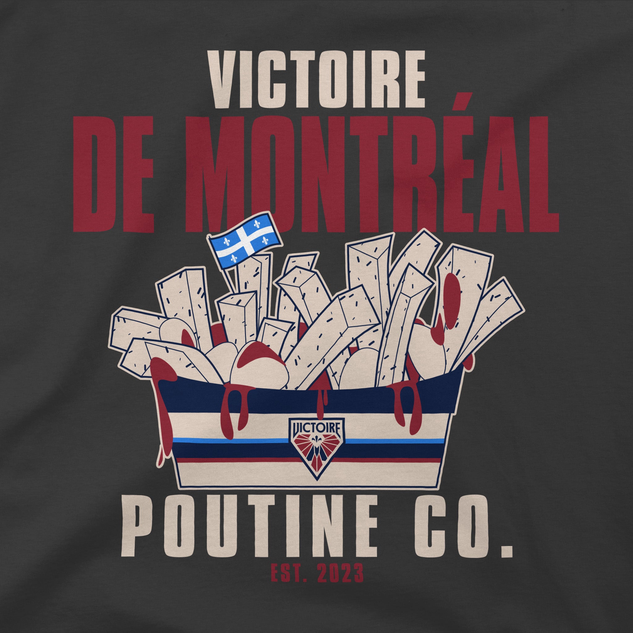 T-shirt Poutine Co. LPHF pour adultes Stadium Essentials