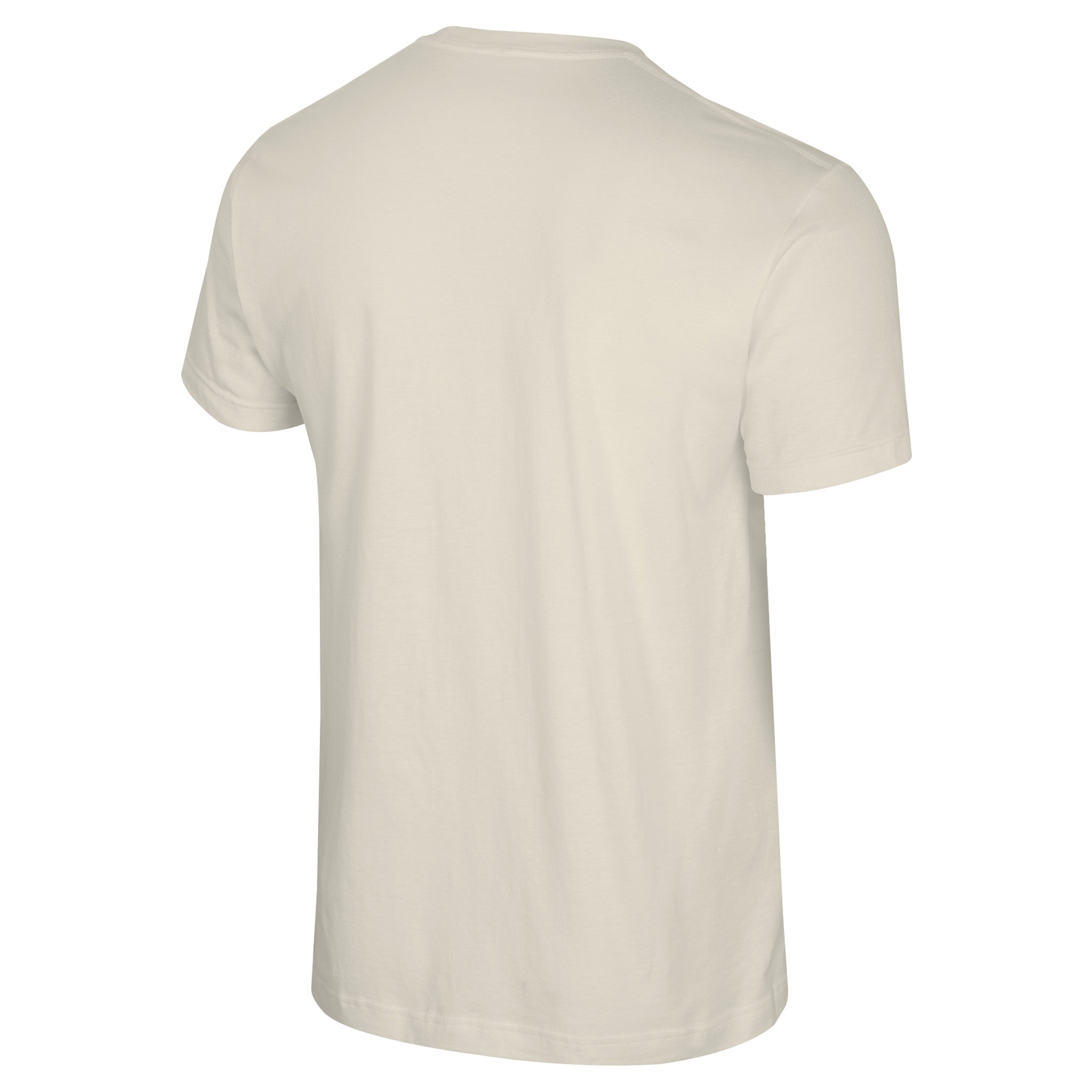 Beige t-shirt on a white background