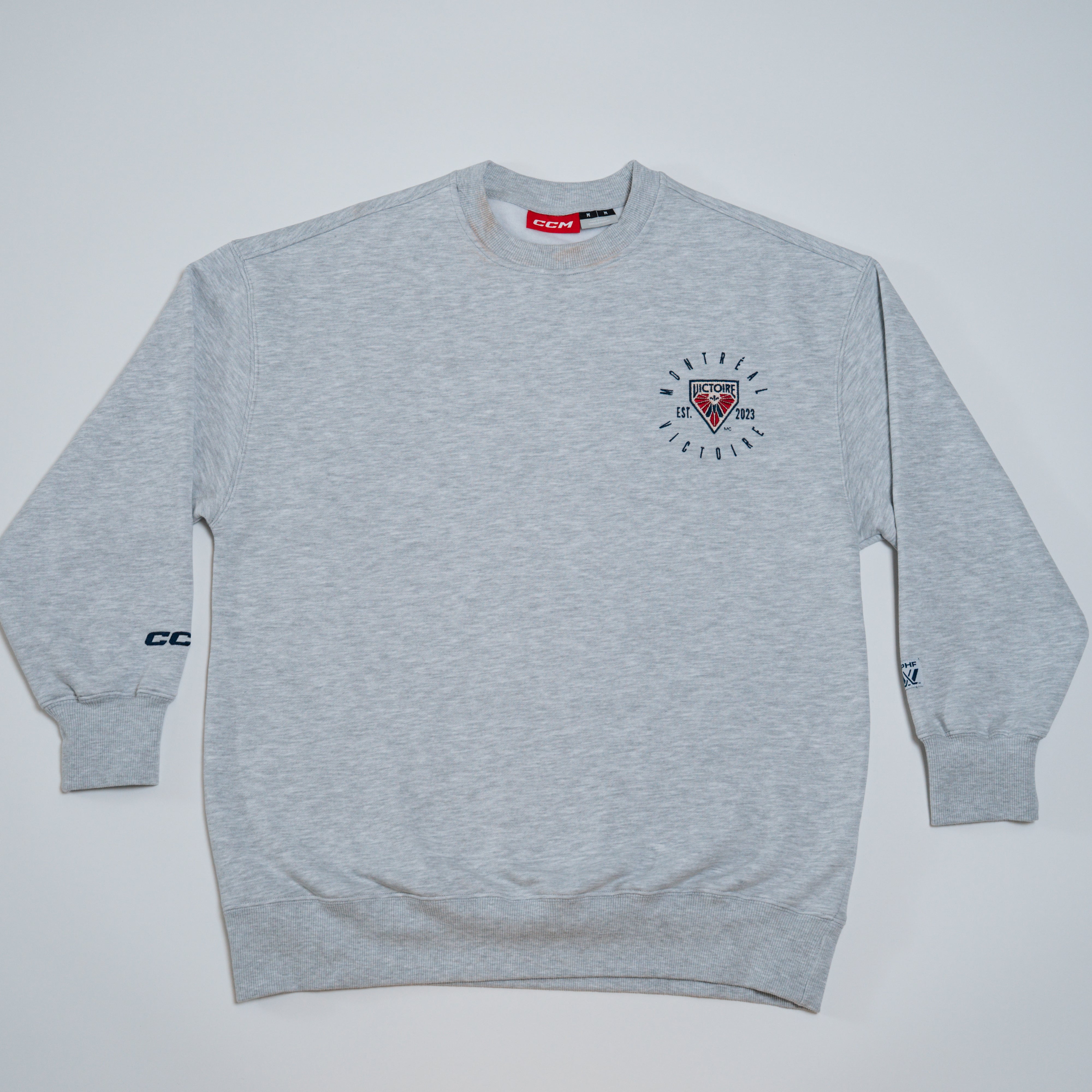 Women's Montreal Victoire CCM Circle Logo Oversized Crew - Crewneck in S