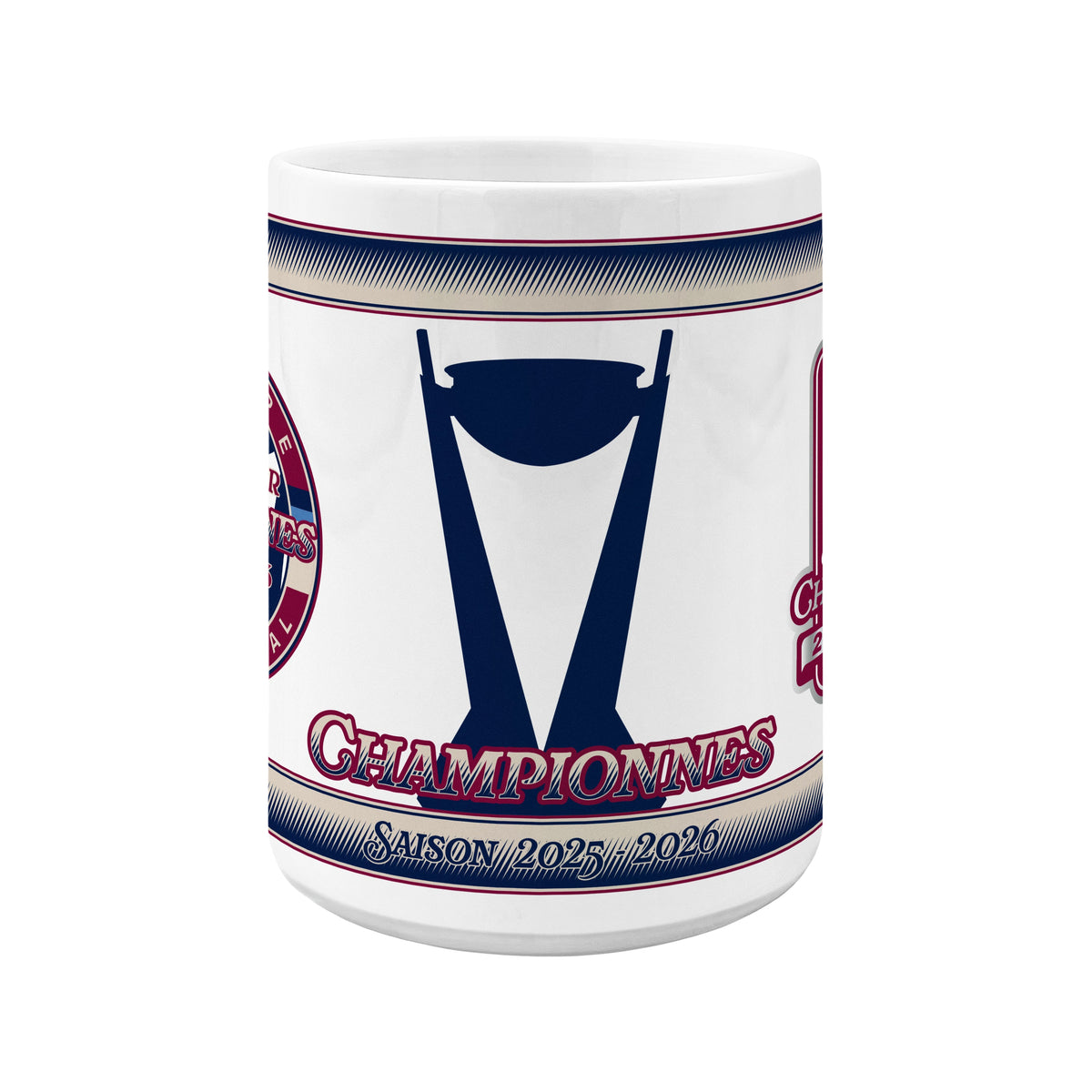 Montreal Victoire 2026 15 OZ Sublimated Coffee Mug - Walter Cup Champs - Drinkware in