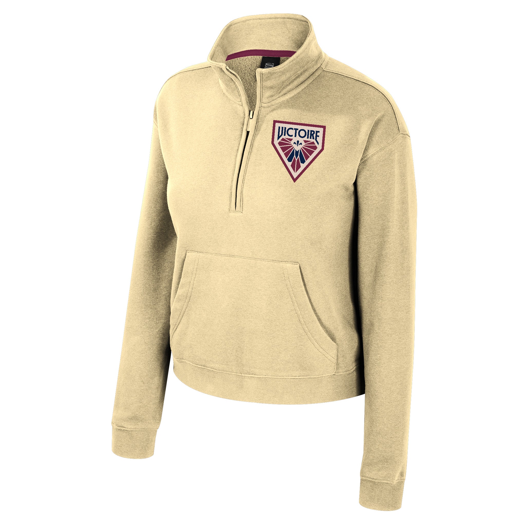 Women's Montreal Victoire Stadium Essentials Varsity Manager 1/2 Zip Fleece - Limited Edition - Jacket in S