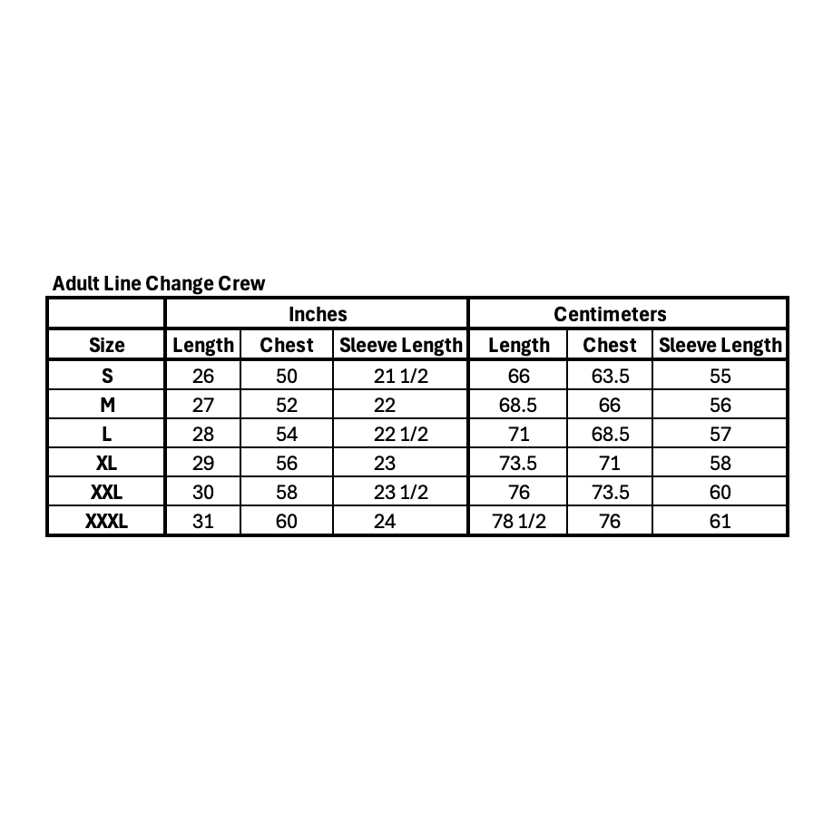 Seattle Adult Line Change University Crew - Crewneck in Black