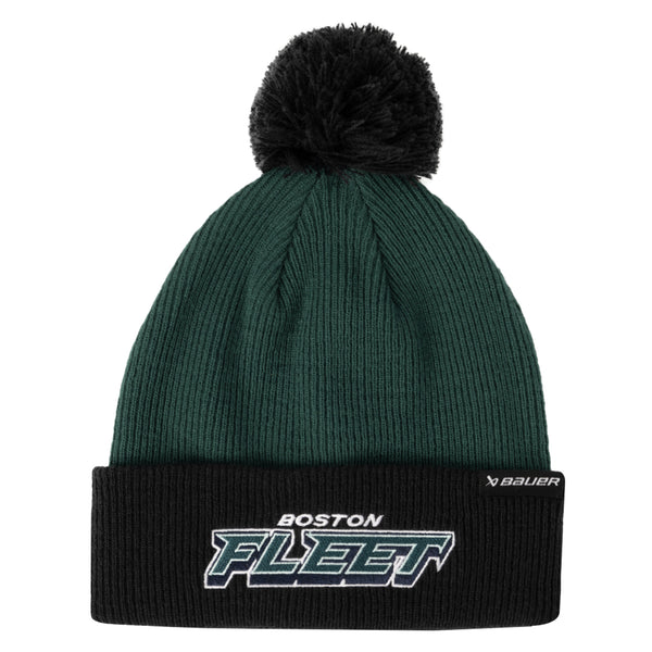 Tuque à pompon en tricot adulte Bauer Boston Fleet 