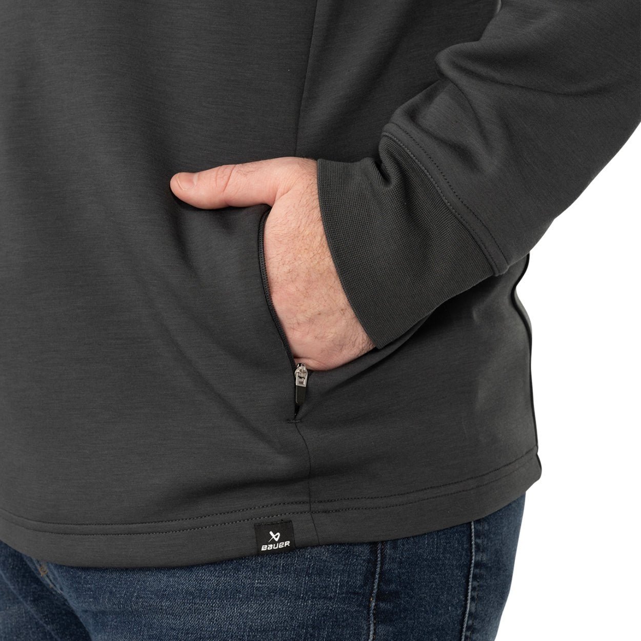 Boston Fleet Adult Bauer Pullover Hoodie - Hoodie in S